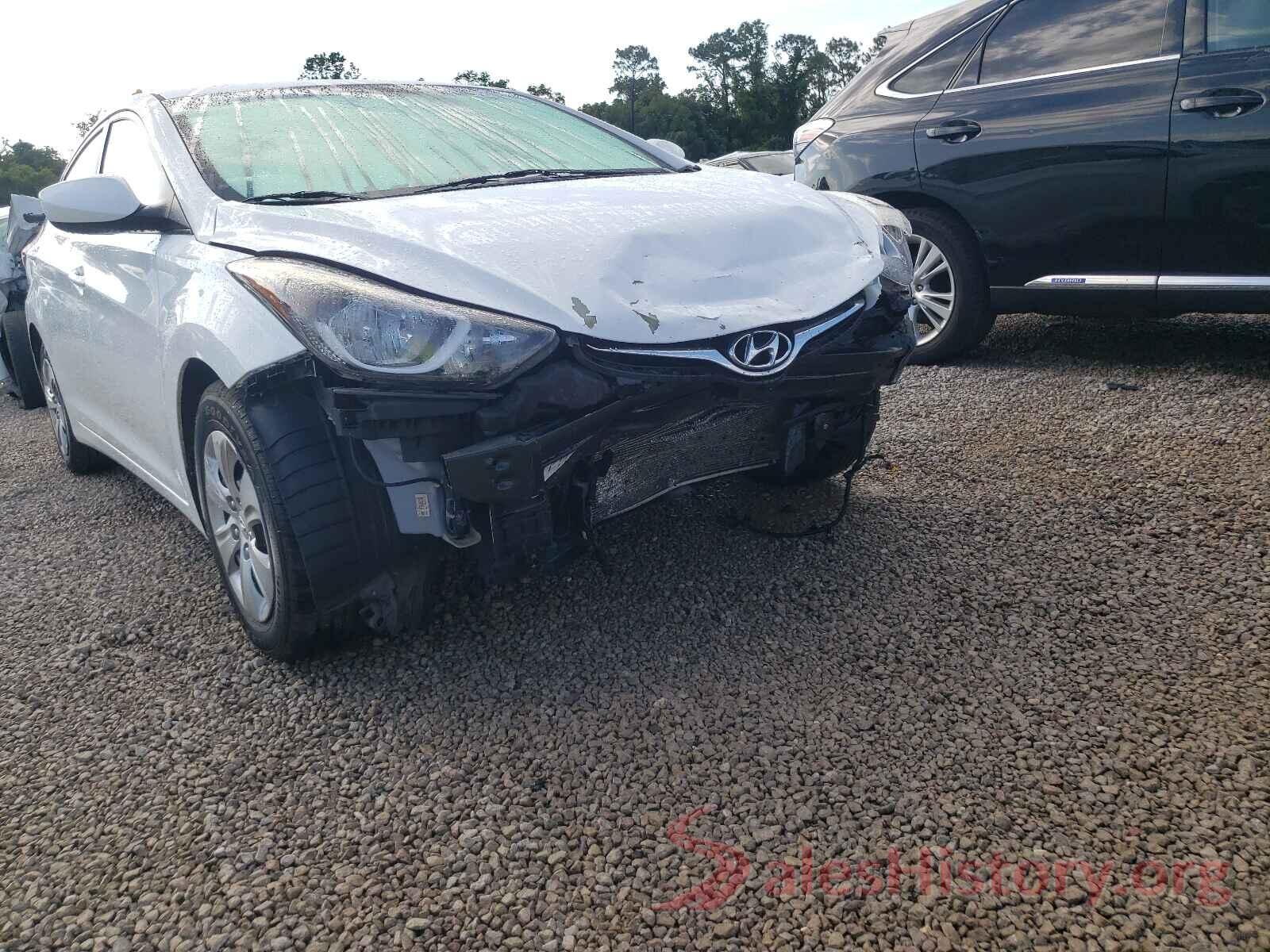 5NPDH4AE4GH757119 2016 HYUNDAI ELANTRA