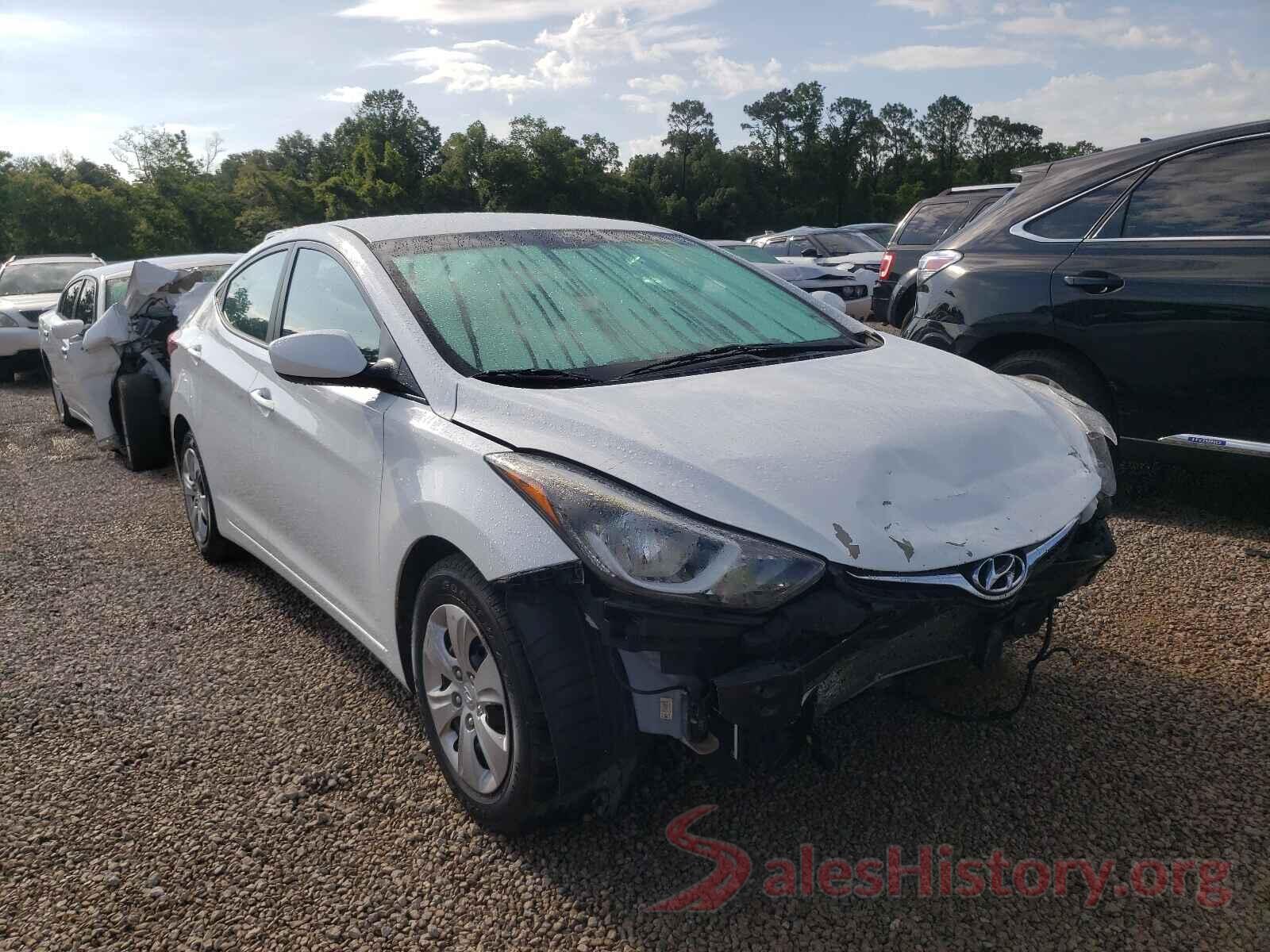 5NPDH4AE4GH757119 2016 HYUNDAI ELANTRA