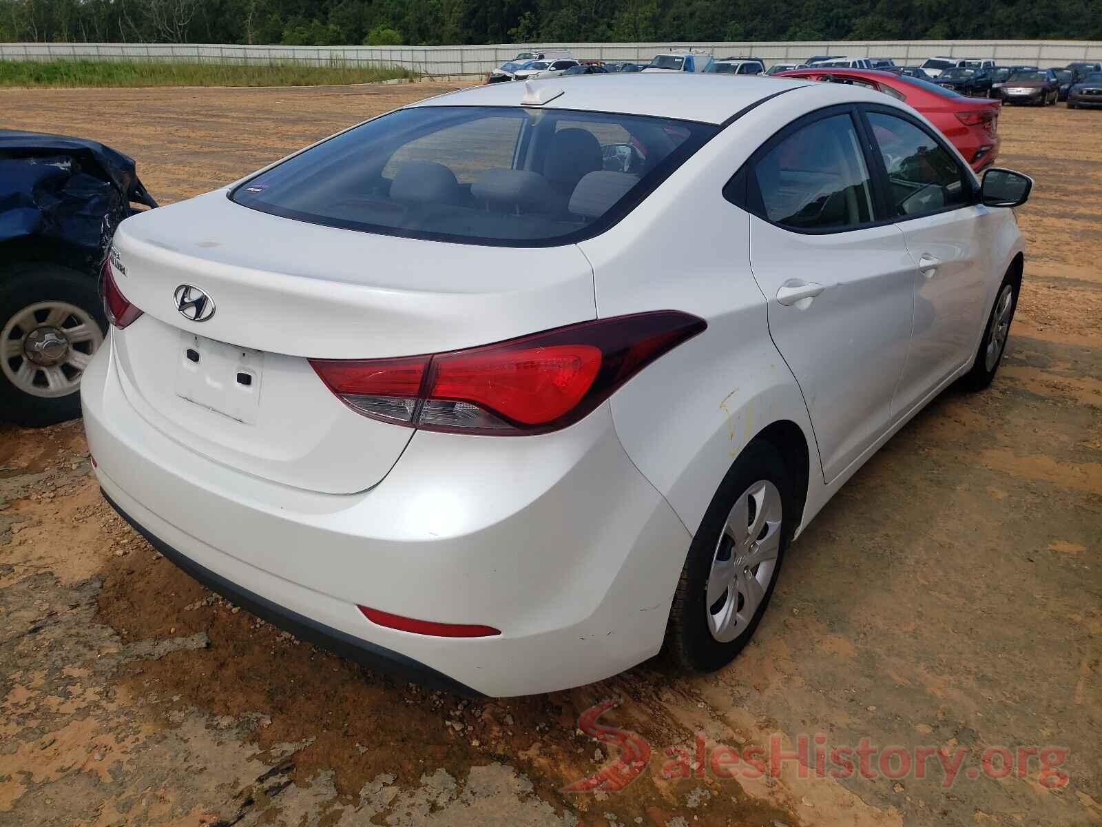 5NPDH4AE4GH757119 2016 HYUNDAI ELANTRA