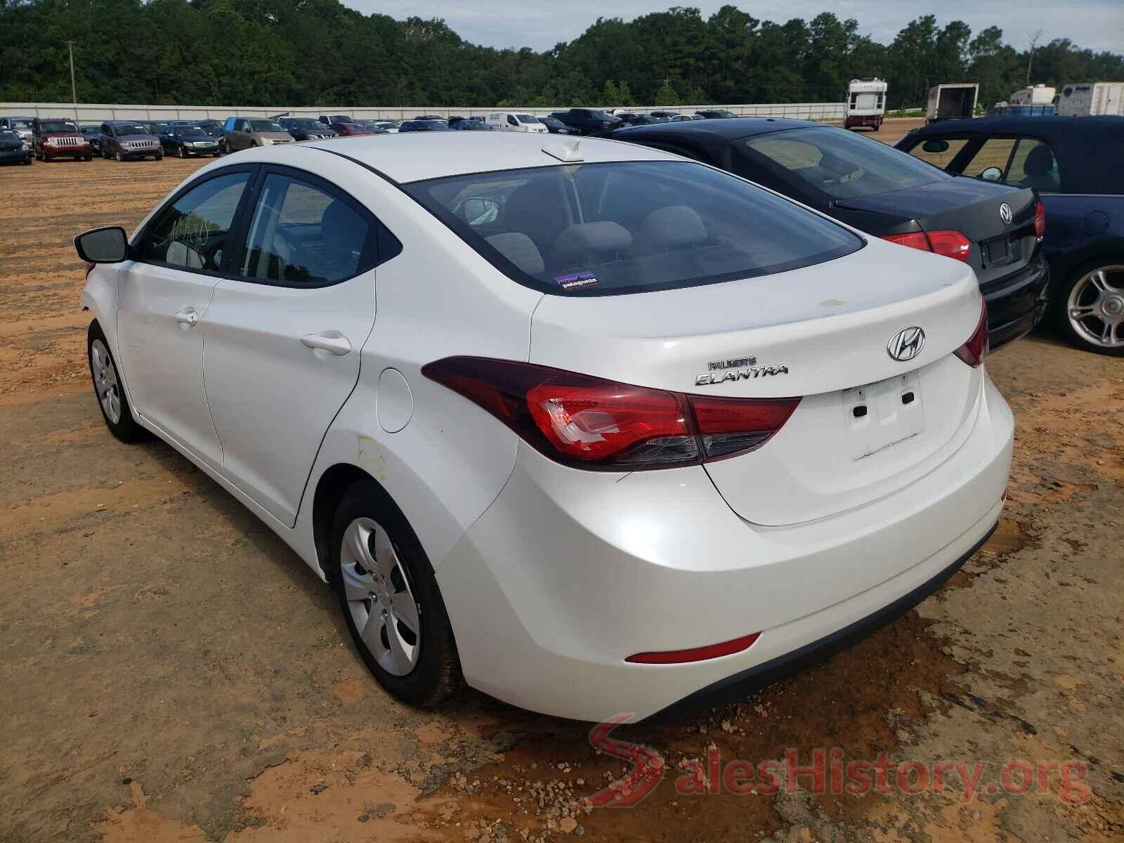 5NPDH4AE4GH757119 2016 HYUNDAI ELANTRA