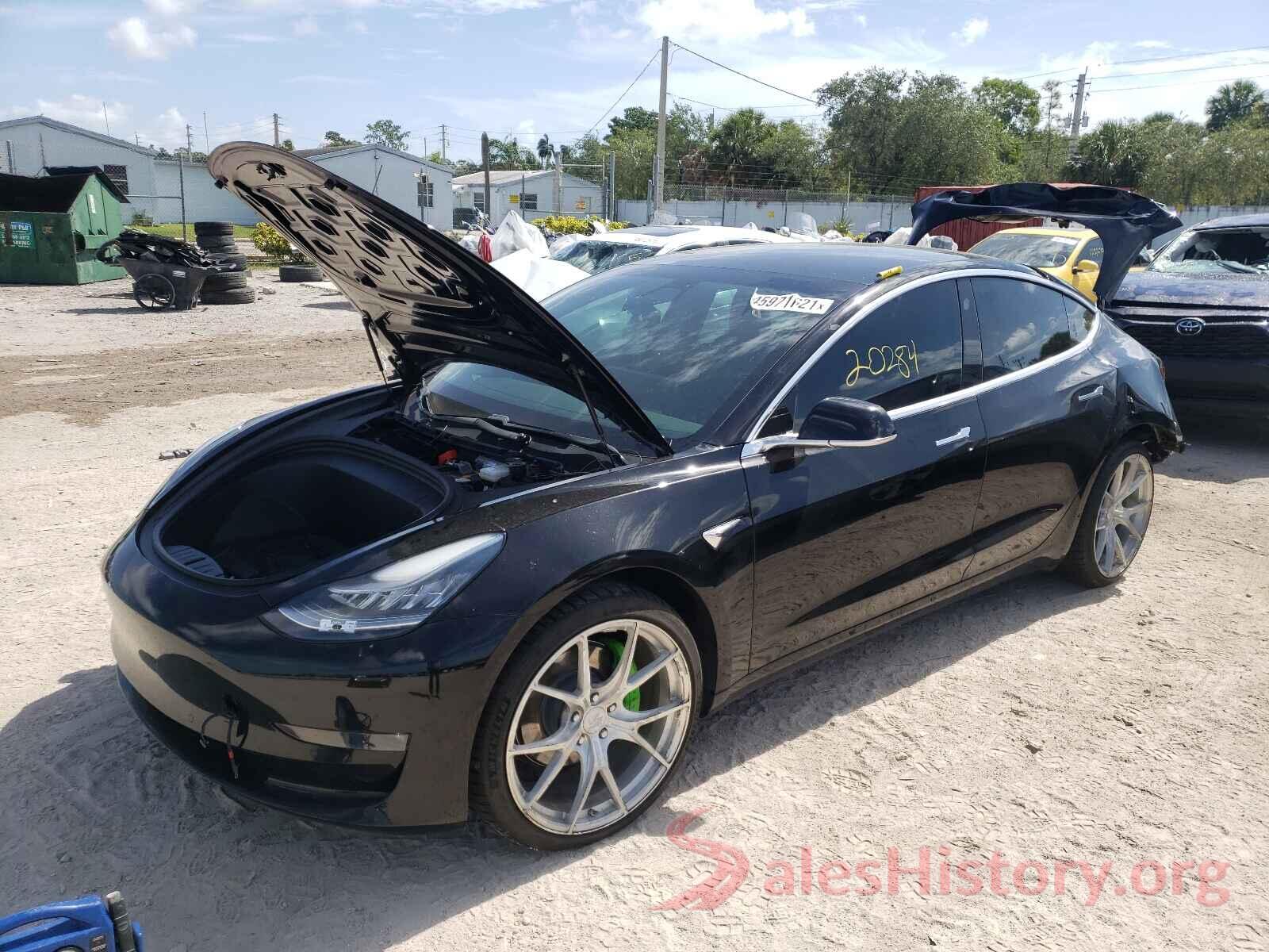 5YJ3E1EB9KF451494 2019 TESLA MODEL 3