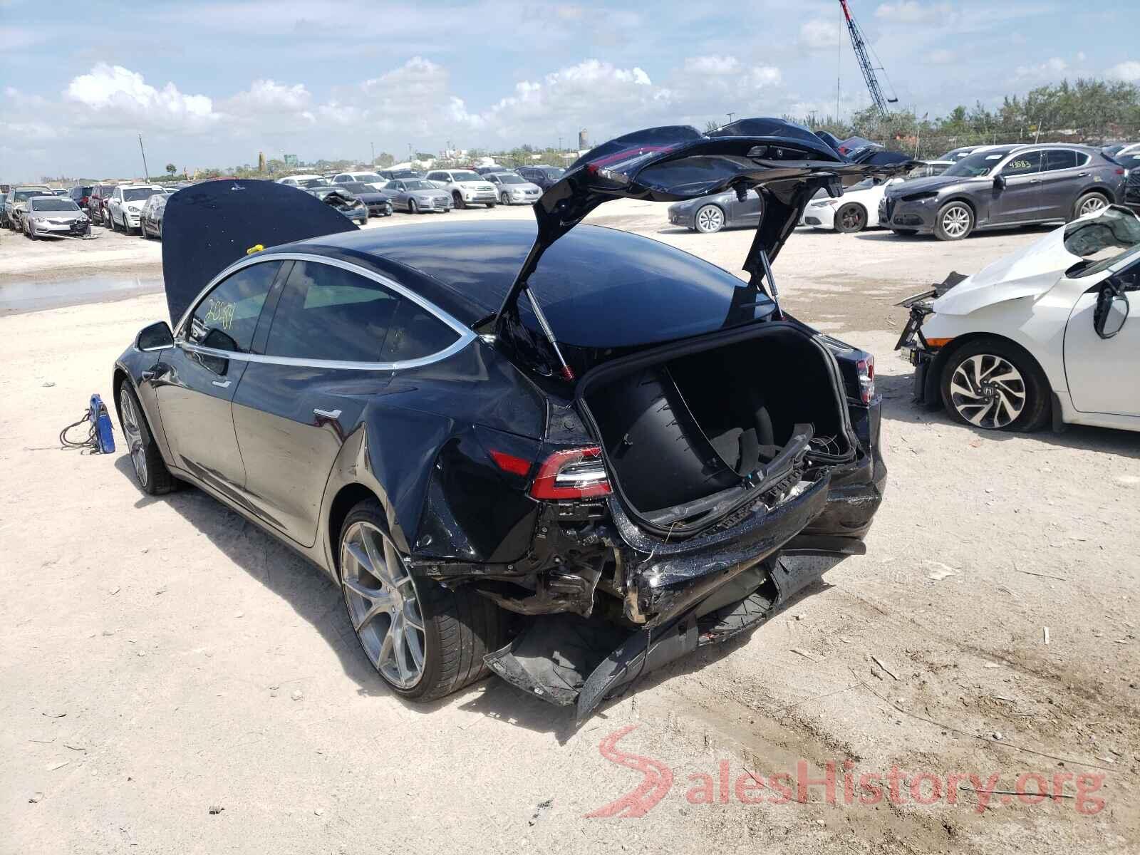 5YJ3E1EB9KF451494 2019 TESLA MODEL 3