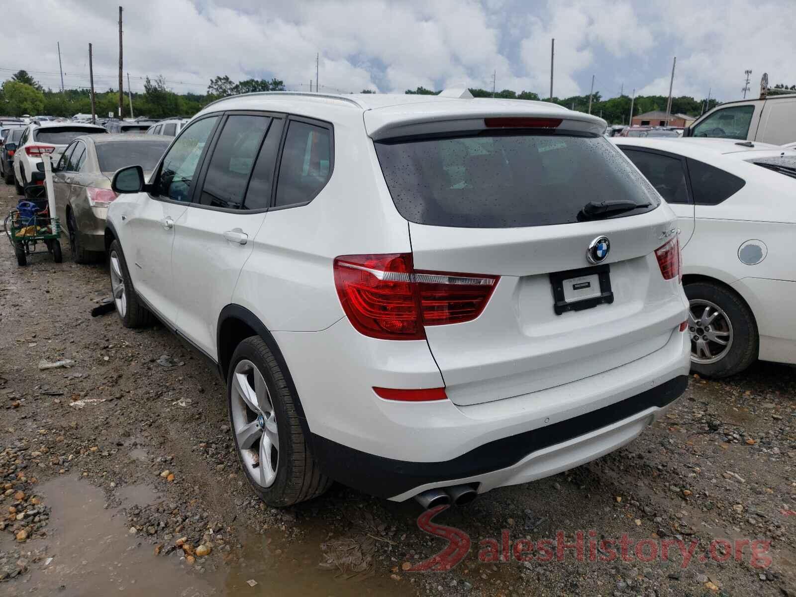 5UXWX9C32H0W76654 2017 BMW X3