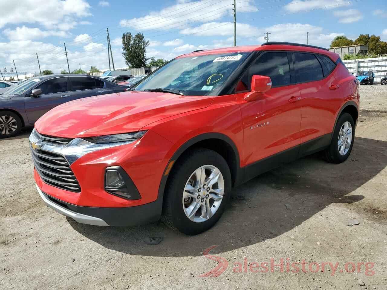 3GNKBBRA0KS702459 2019 CHEVROLET BLAZER