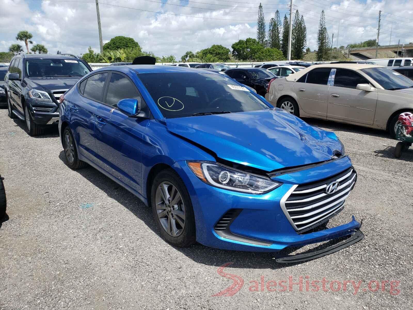 KMHD84LF0JU615168 2018 HYUNDAI ELANTRA