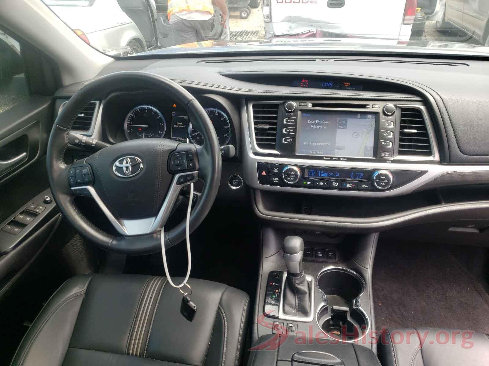 5TDJZRFH6HS402321 2017 TOYOTA HIGHLANDER