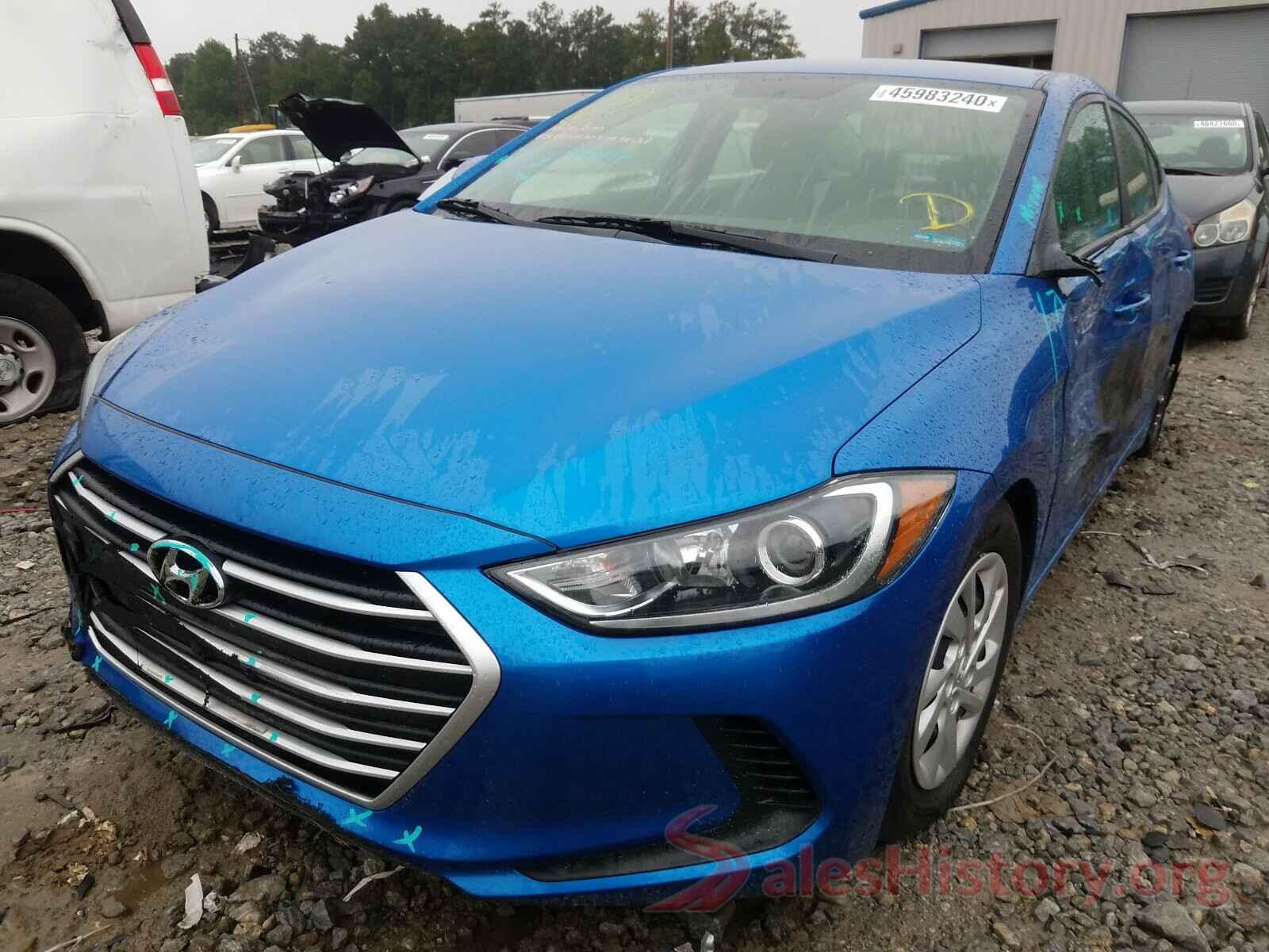 5NPD74LF2HH100605 2017 HYUNDAI ELANTRA