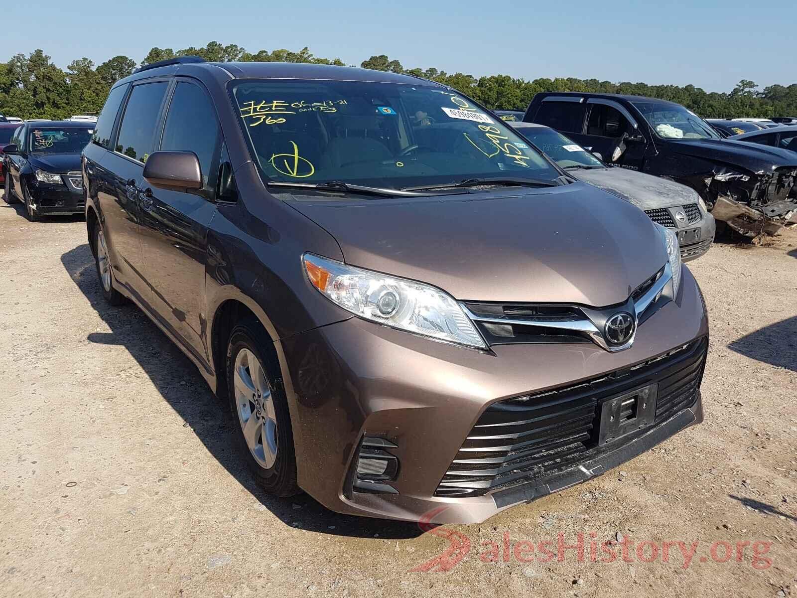 5TDKZ3DC0KS967552 2019 TOYOTA SIENNA