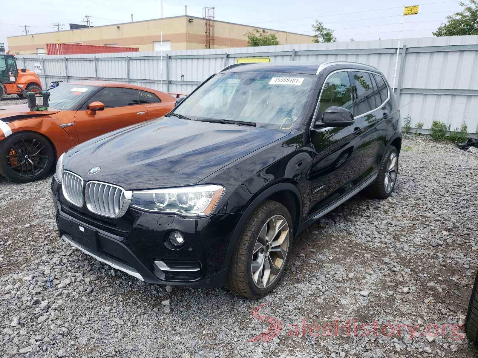 5UXWX9C59H0T03600 2017 BMW X3