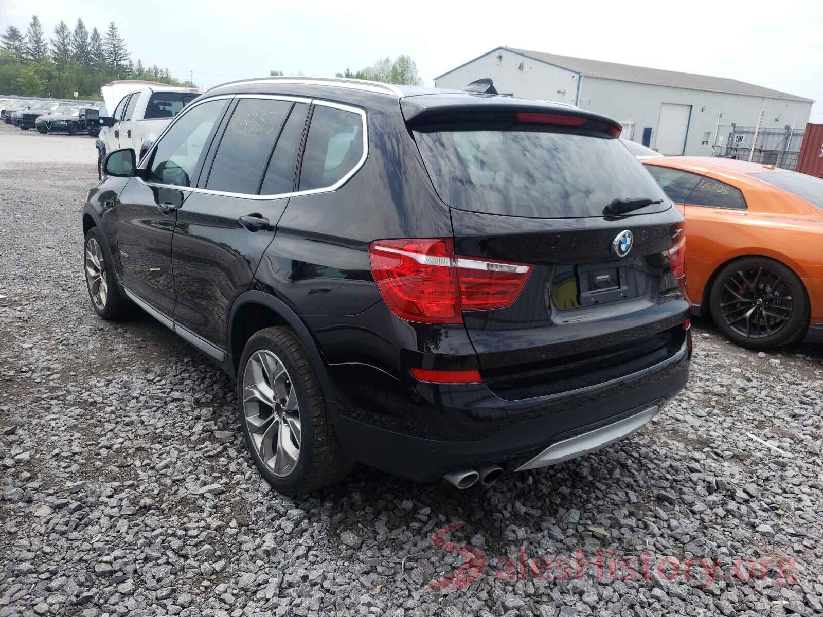 5UXWX9C59H0T03600 2017 BMW X3