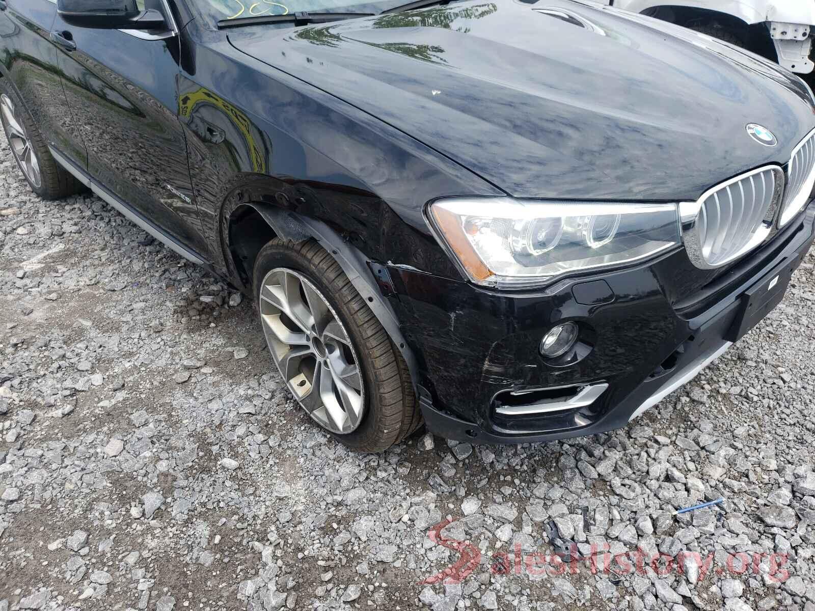 5UXWX9C59H0T03600 2017 BMW X3