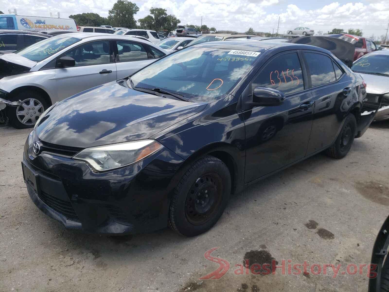 5YFBURHE6GP399613 2016 TOYOTA COROLLA