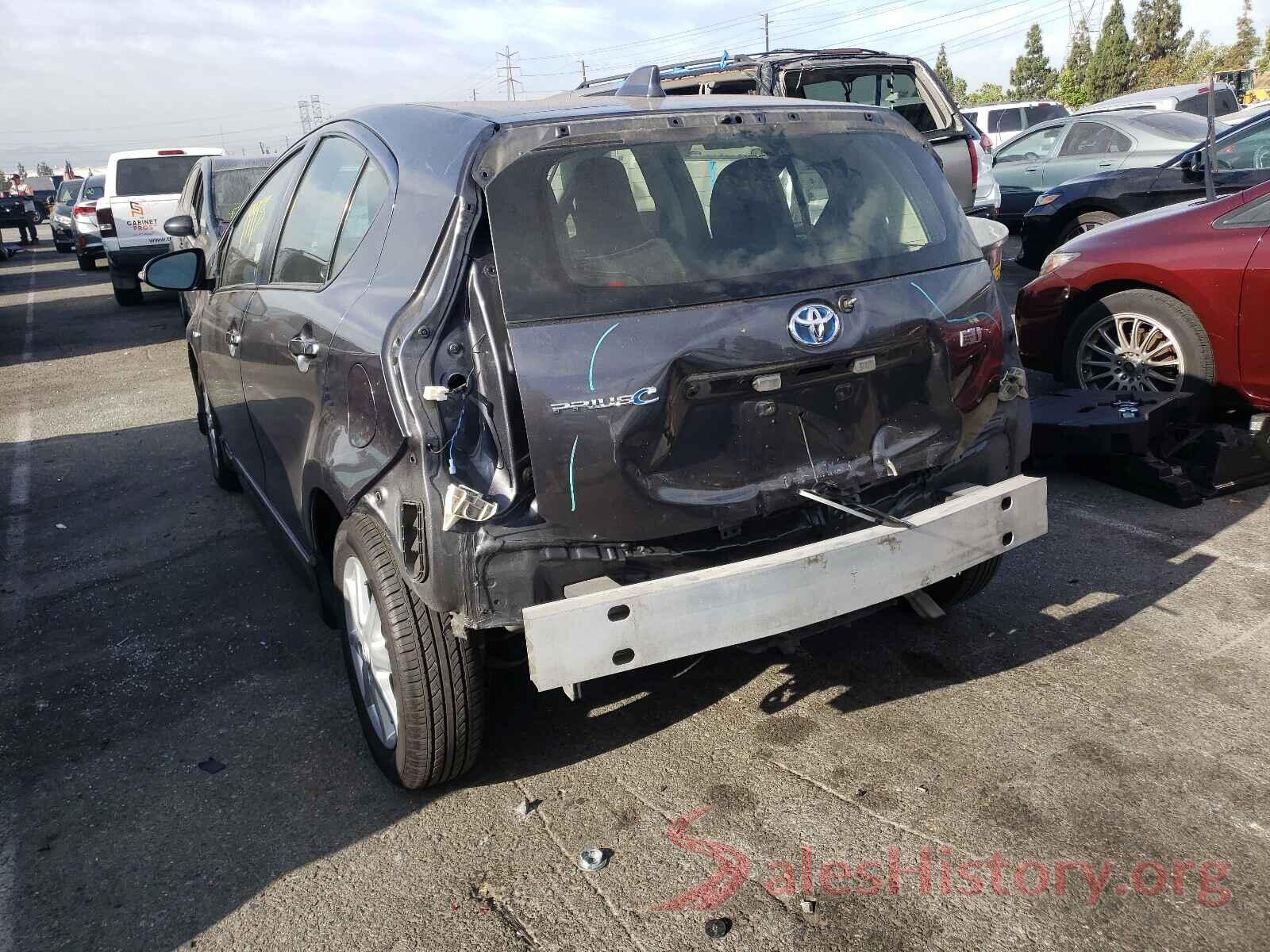 JTDKDTB33H1593316 2017 TOYOTA PRIUS