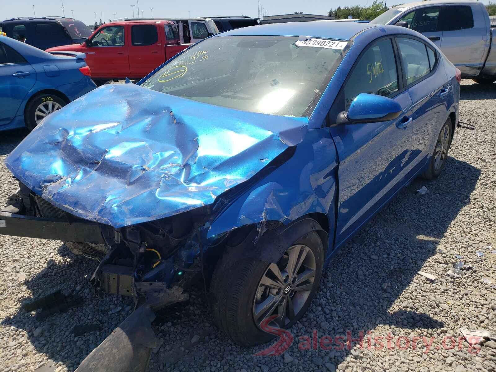 5NPD84LF6JH238733 2018 HYUNDAI ELANTRA