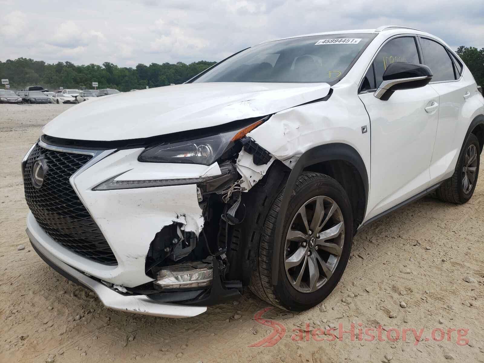 JTJYARBZ4H2052535 2017 LEXUS NX