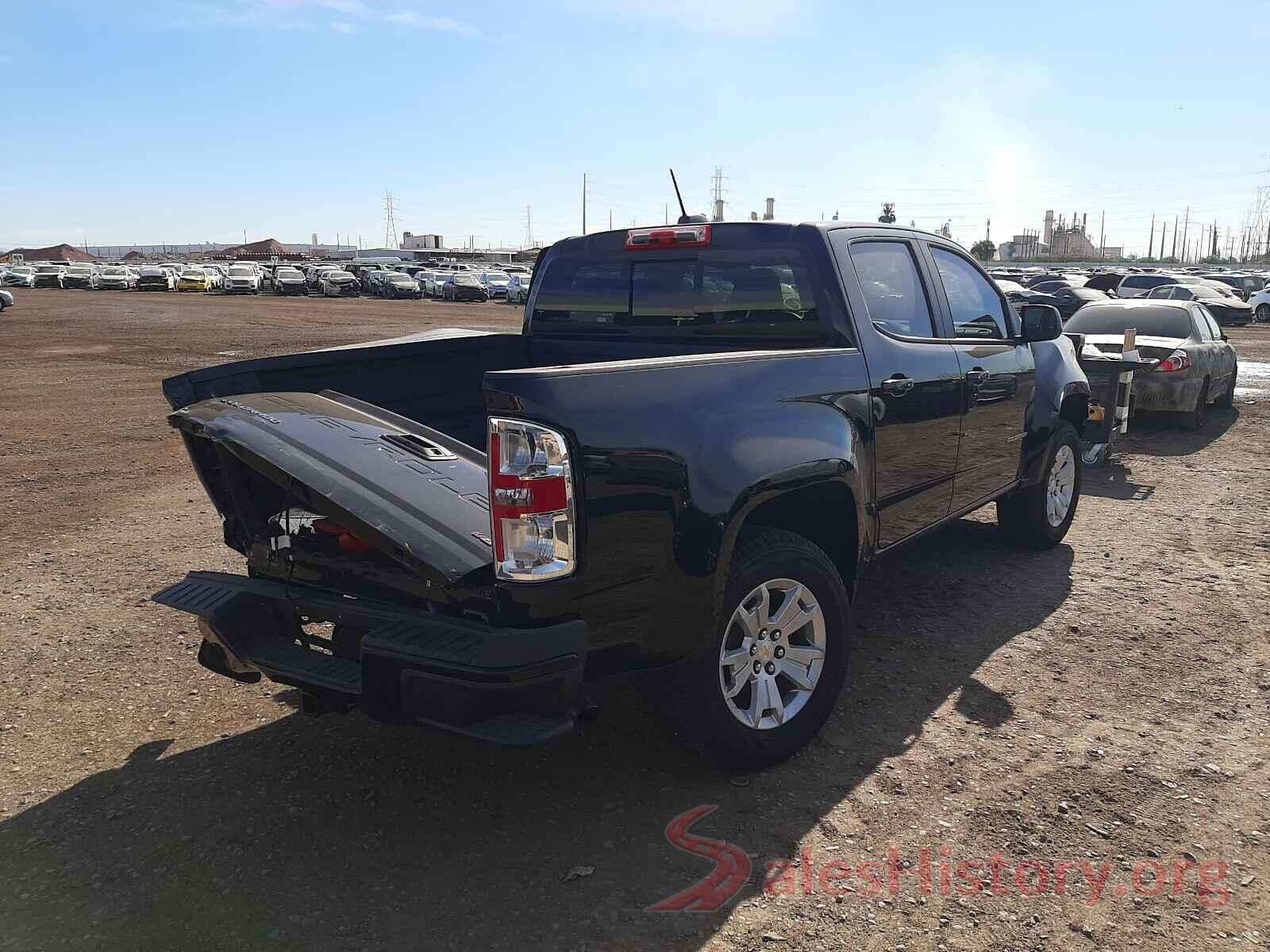 1GCGSCEN7M1170757 2021 CHEVROLET COLORADO