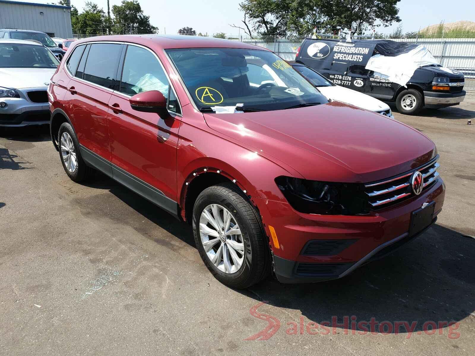 3VV2B7AX1KM148408 2019 VOLKSWAGEN TIGUAN