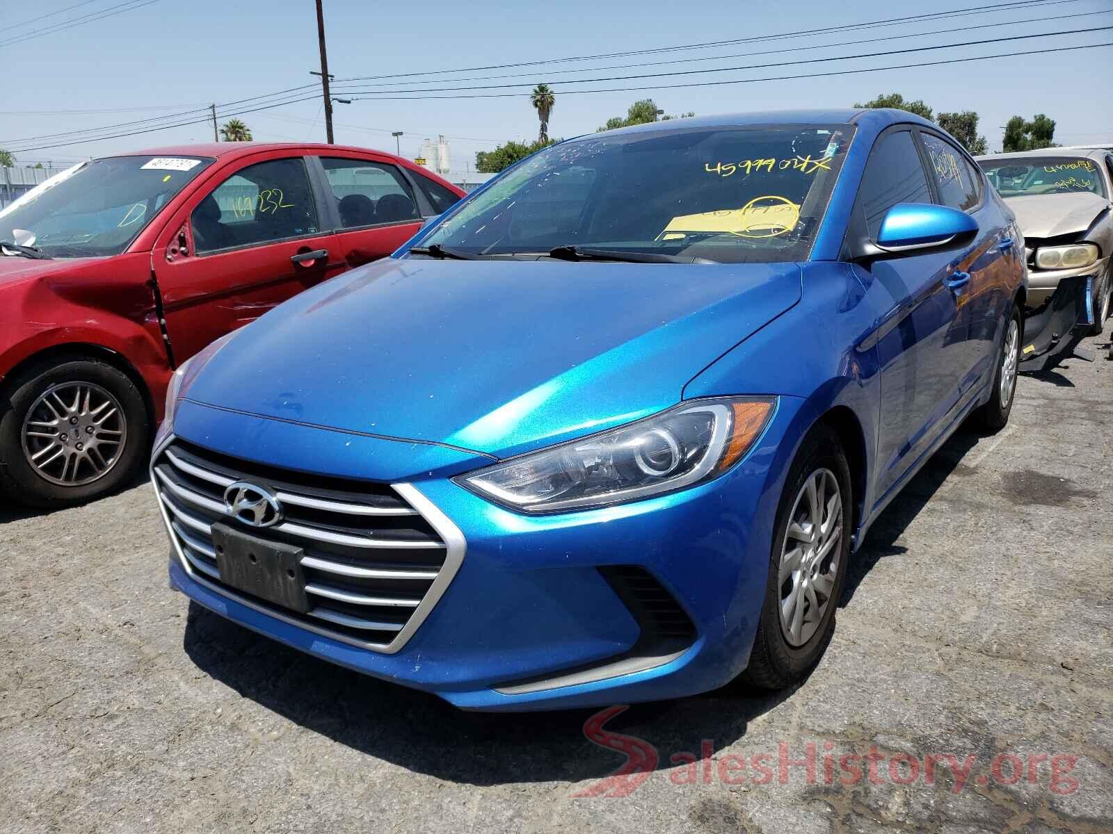 5NPD74LF6HH201811 2017 HYUNDAI ELANTRA