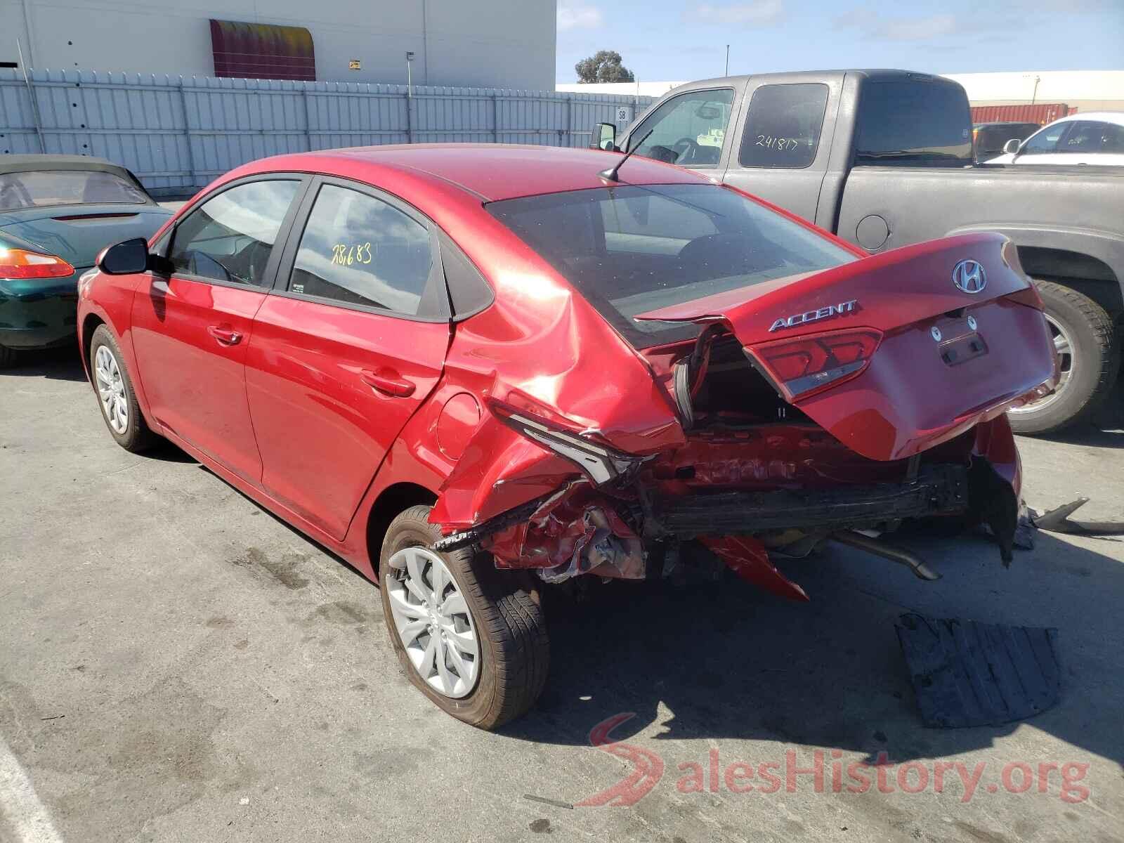 3KPC24A37KE041002 2019 HYUNDAI ACCENT