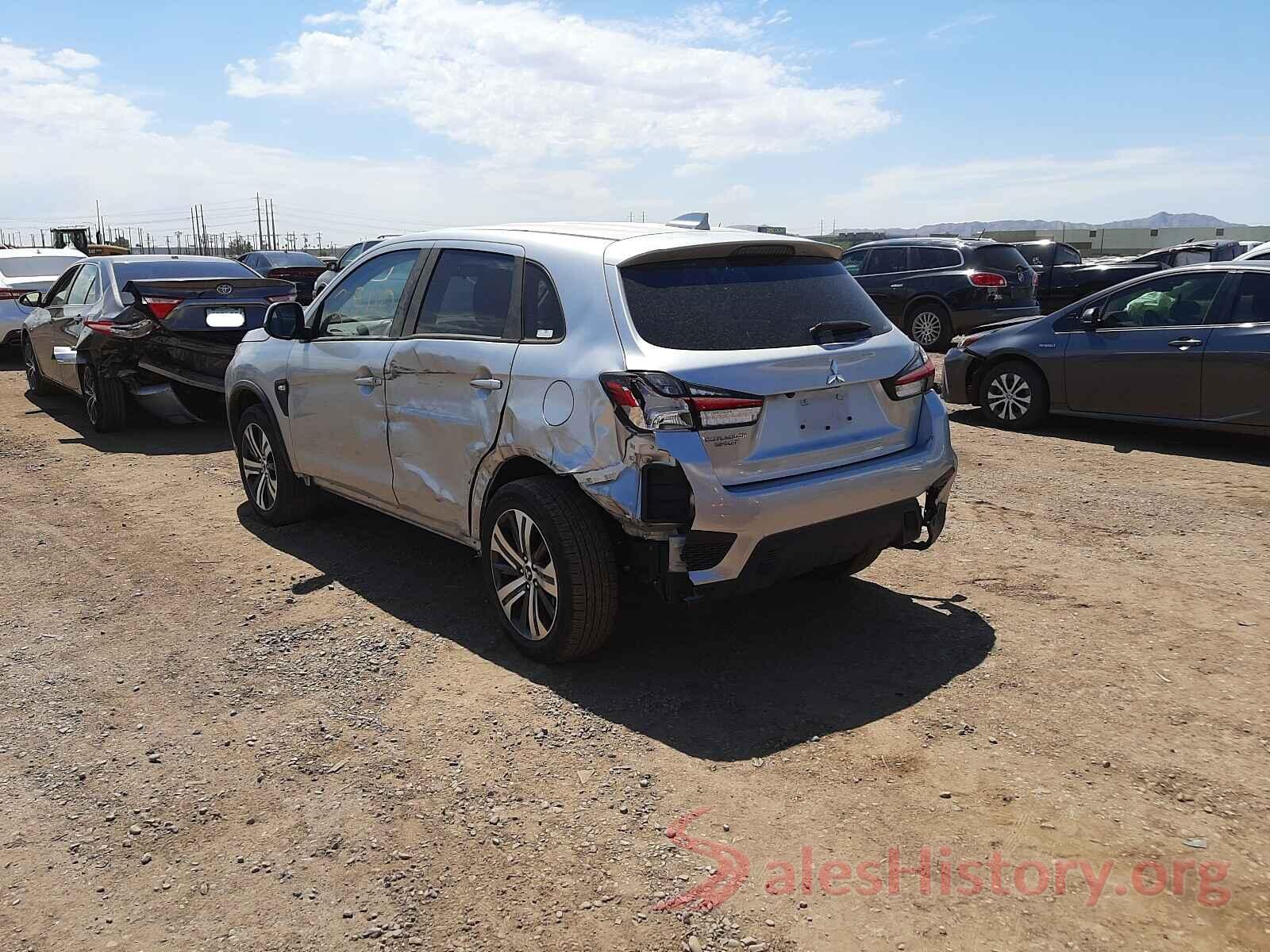 JA4AR3AU1LU024795 2020 MITSUBISHI OUTLANDER