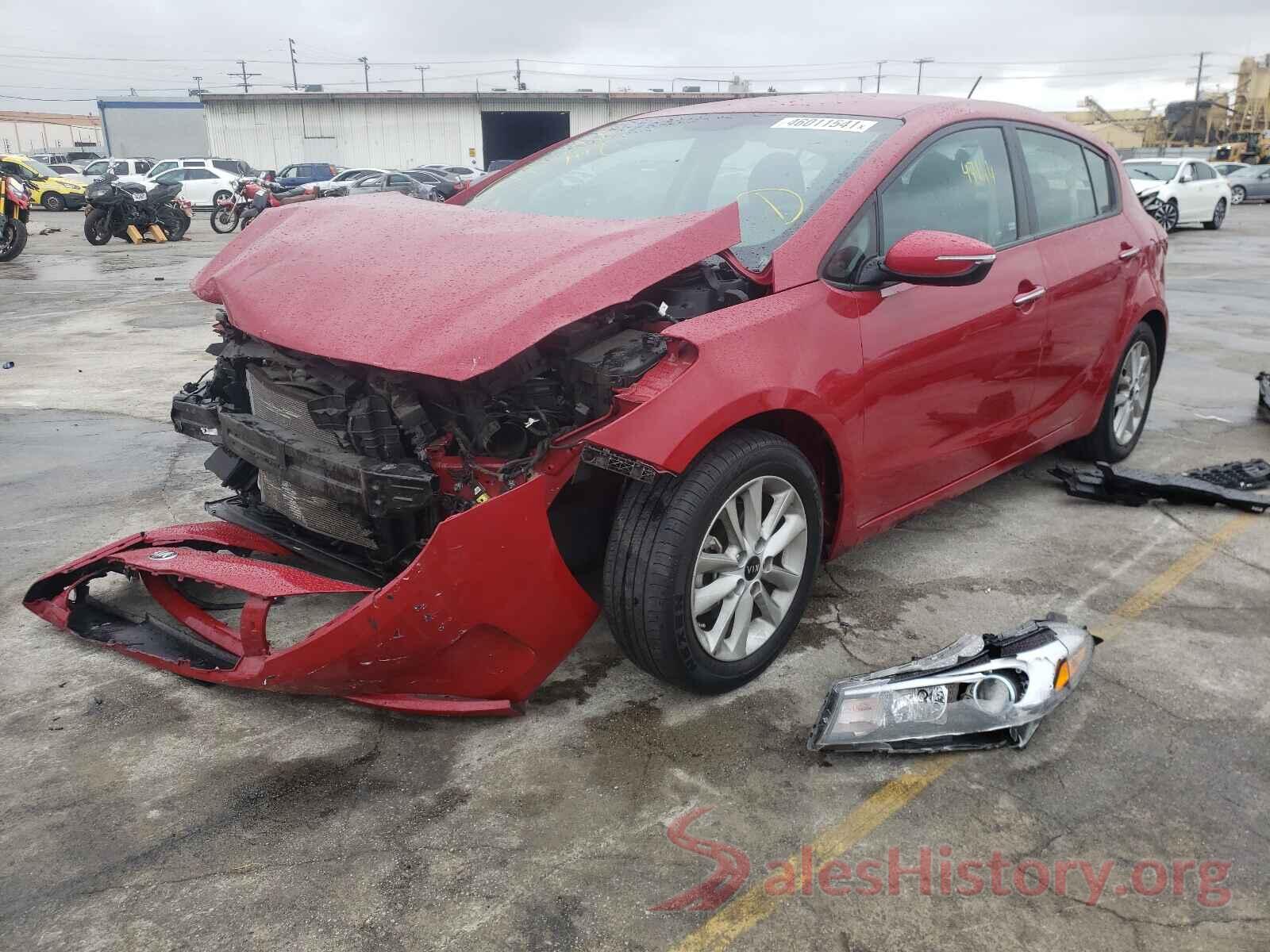 KNAFK5A81H5681108 2017 KIA FORTE