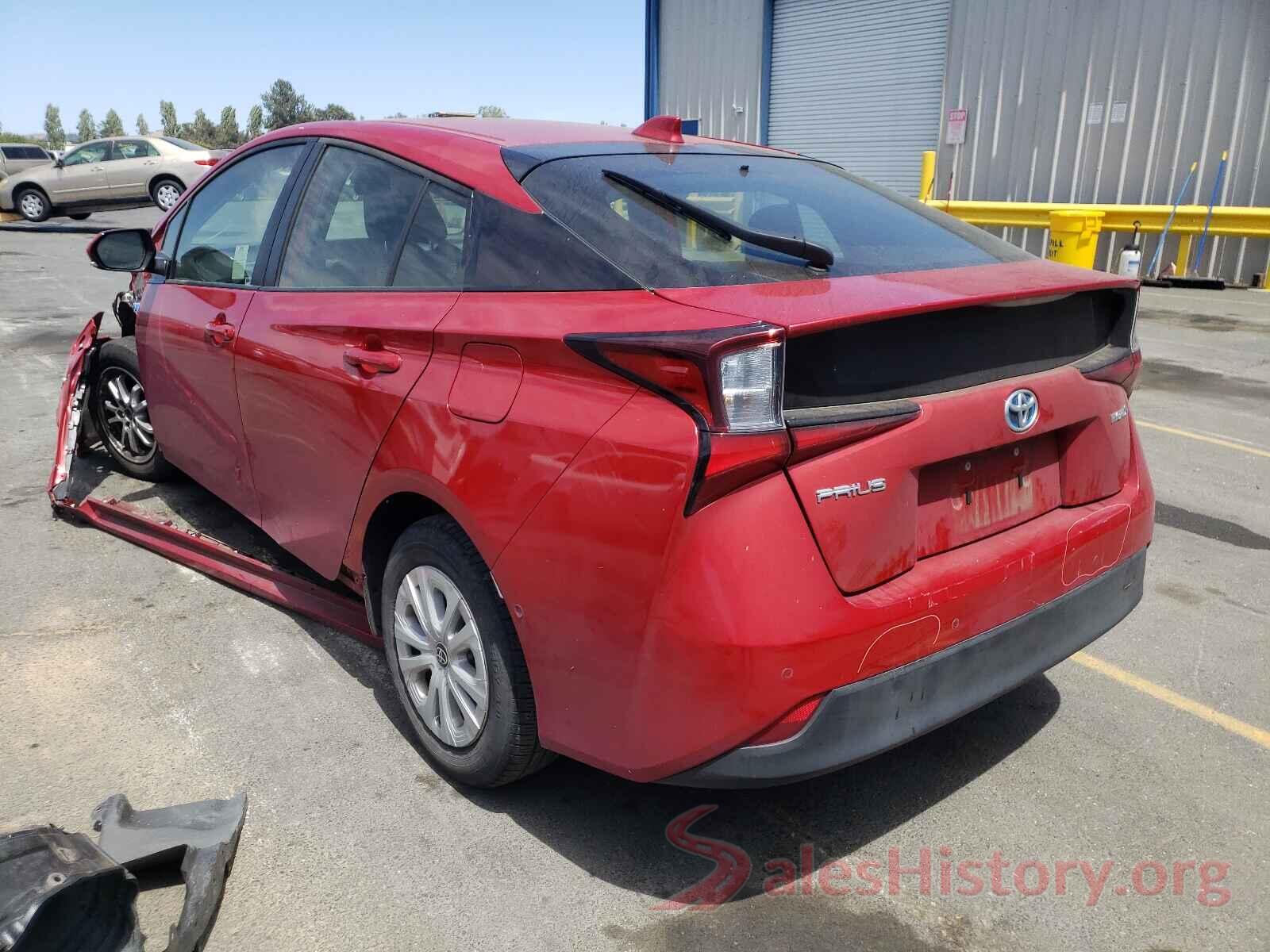 JTDKARFU8L3106851 2020 TOYOTA PRIUS