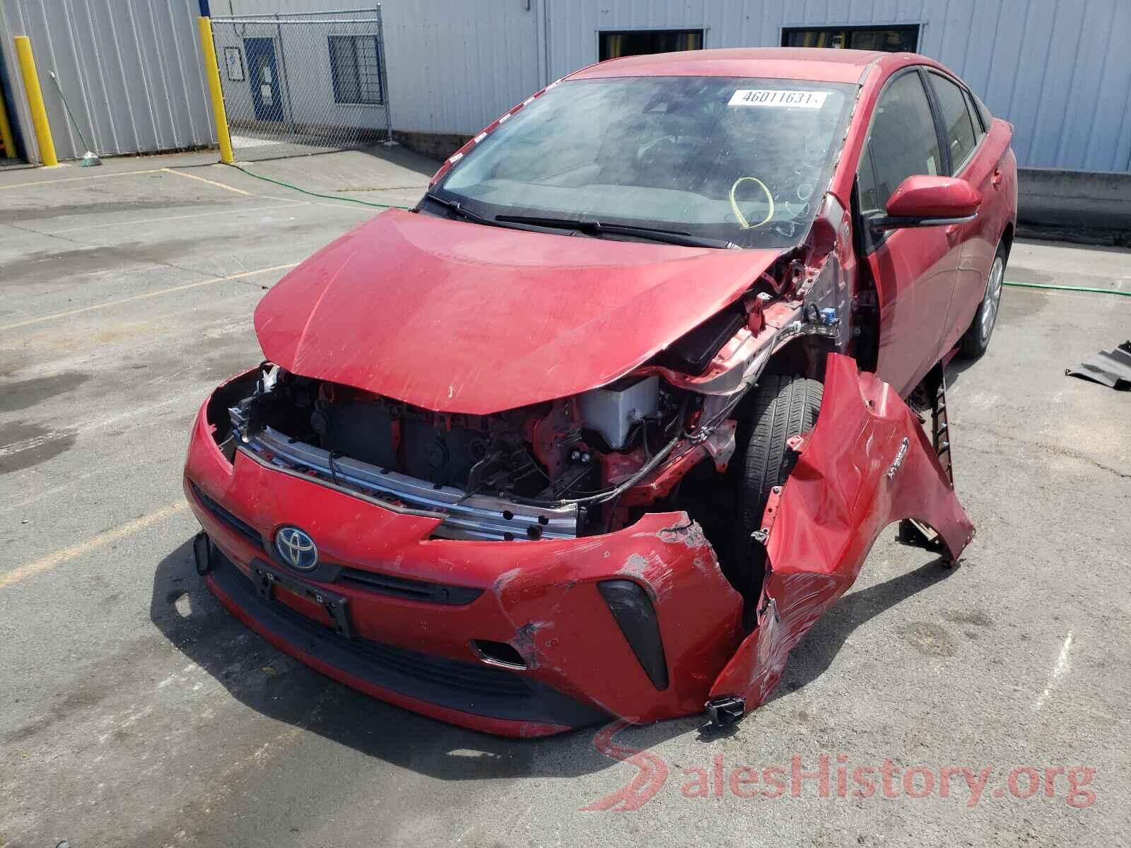 JTDKARFU8L3106851 2020 TOYOTA PRIUS