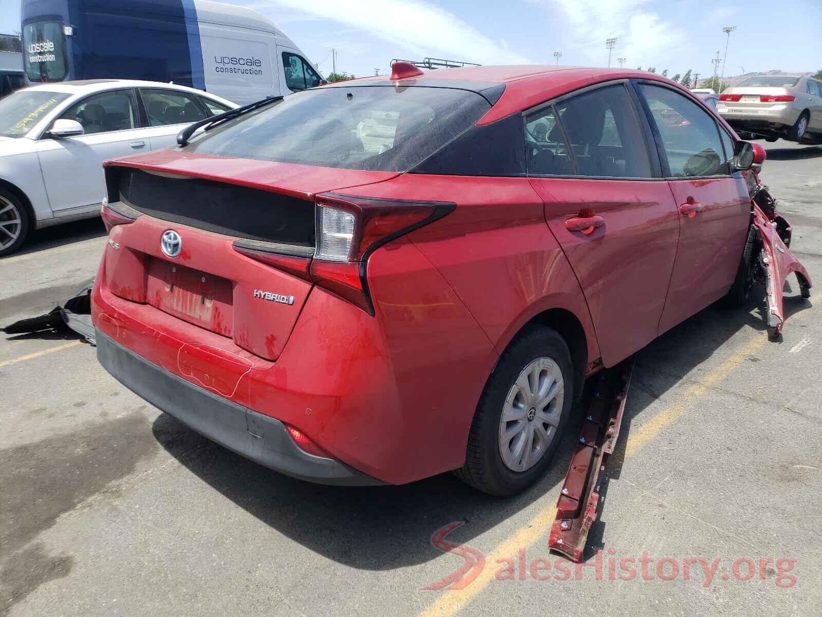 JTDKARFU8L3106851 2020 TOYOTA PRIUS