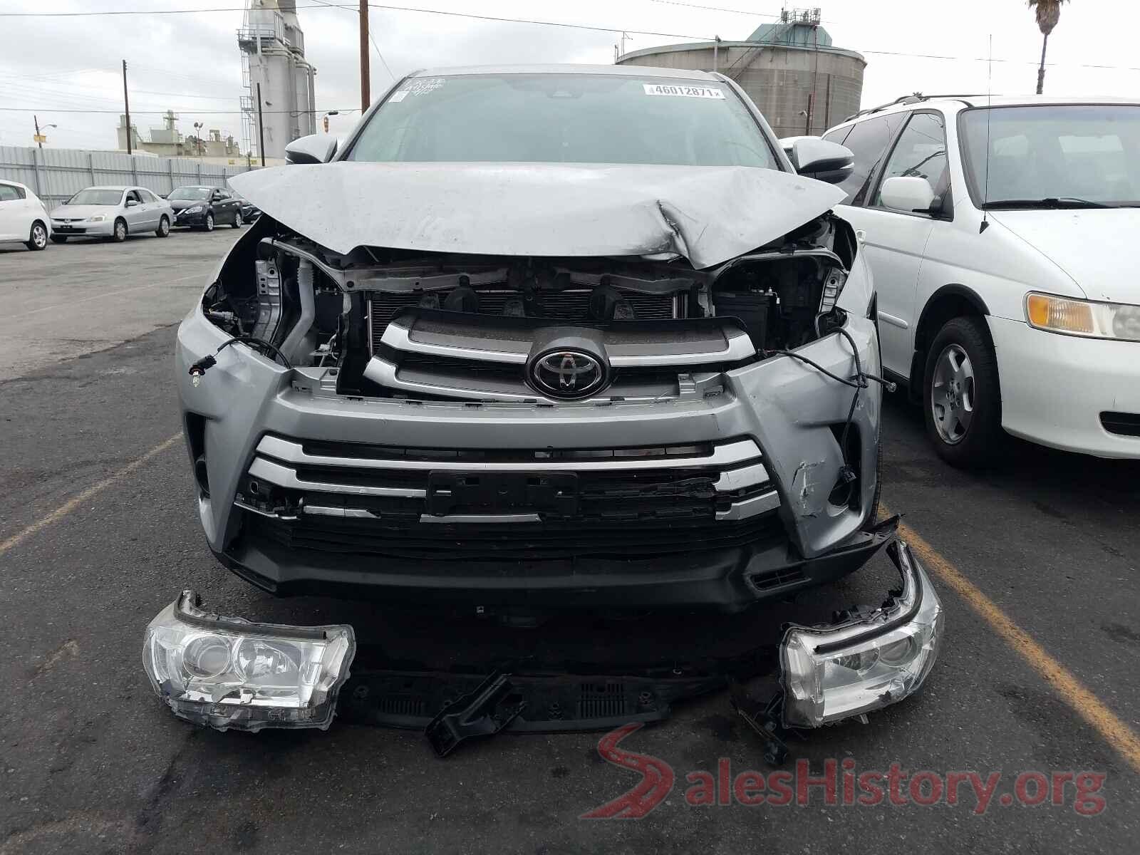 5TDZARFH4KS049451 2019 TOYOTA HIGHLANDER