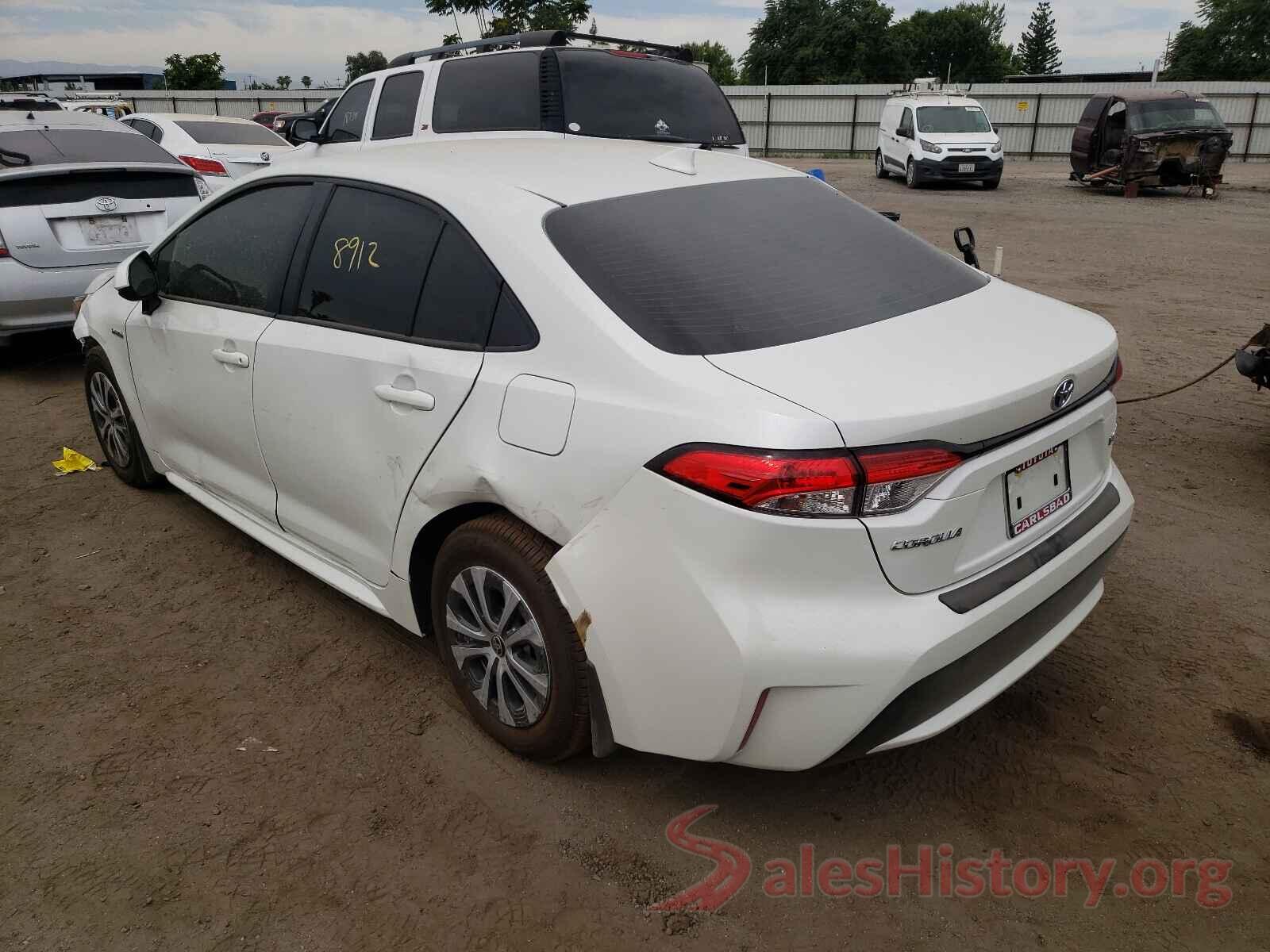 JTDEAMDE3MJ018931 2021 TOYOTA COROLLA