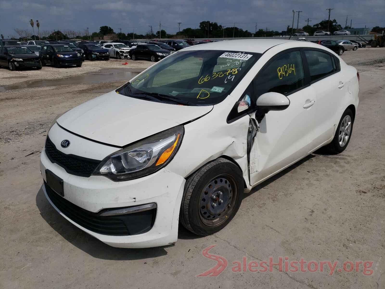 KNADM4A33G6663878 2016 KIA RIO