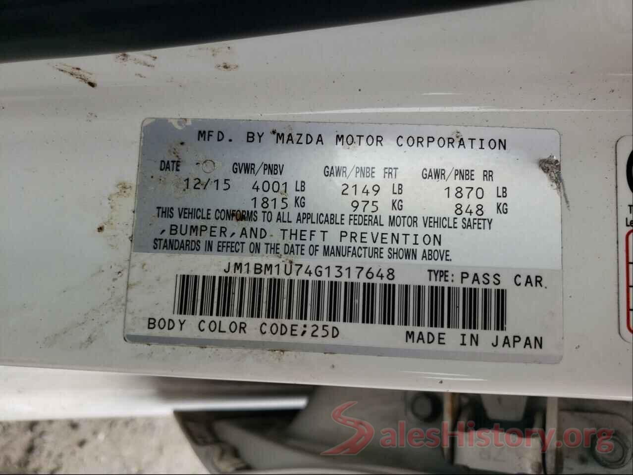 JM1BM1U74G1317648 2016 MAZDA 3