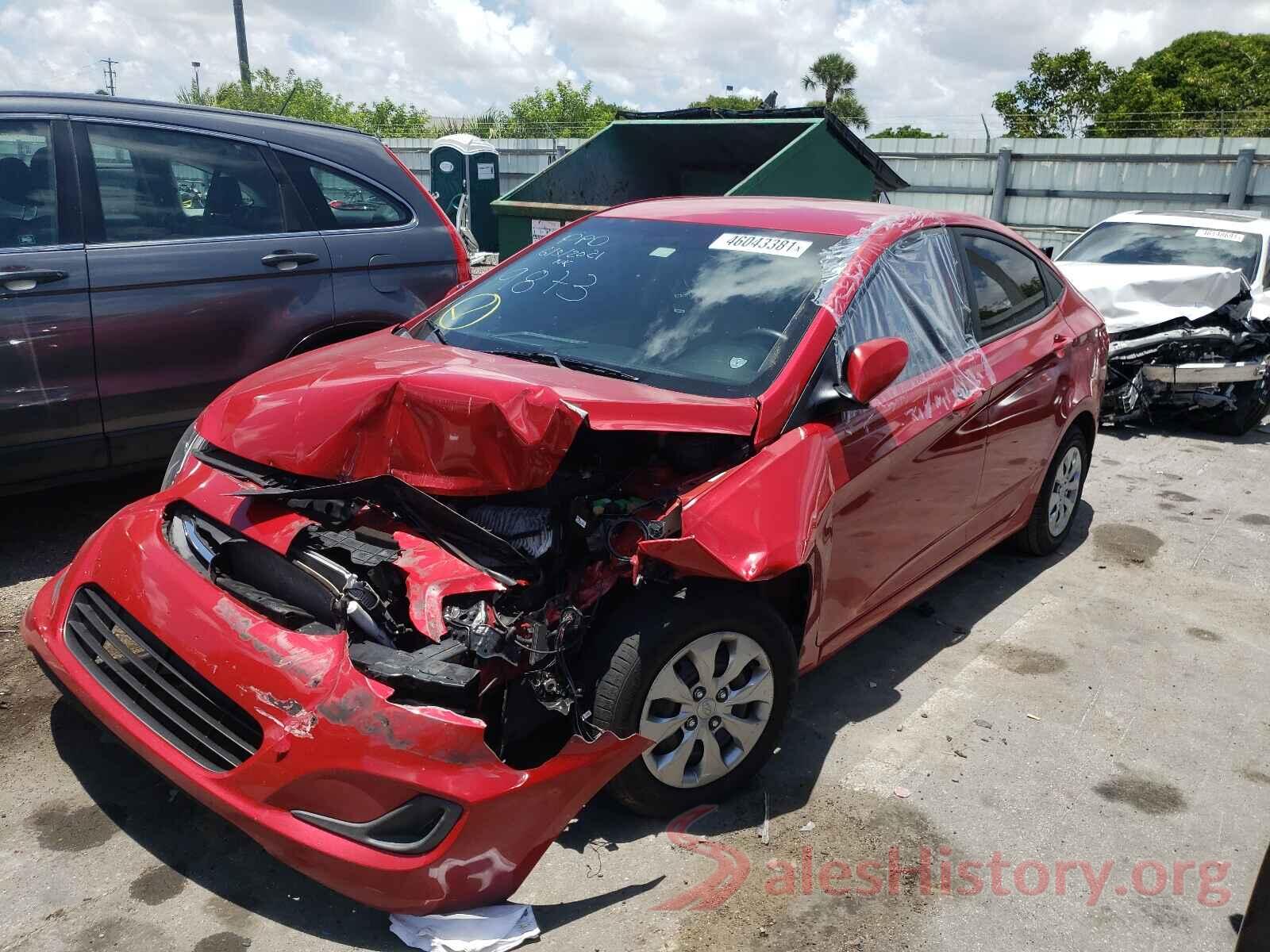 KMHCT4AE0HU249873 2017 HYUNDAI ACCENT