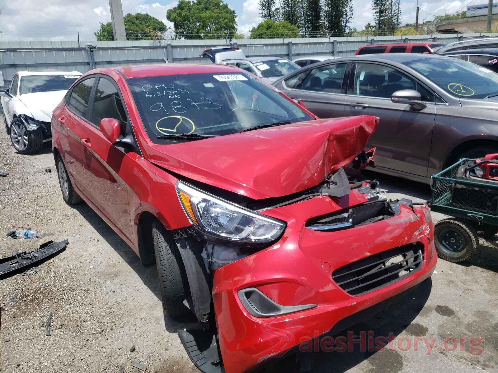 KMHCT4AE0HU249873 2017 HYUNDAI ACCENT