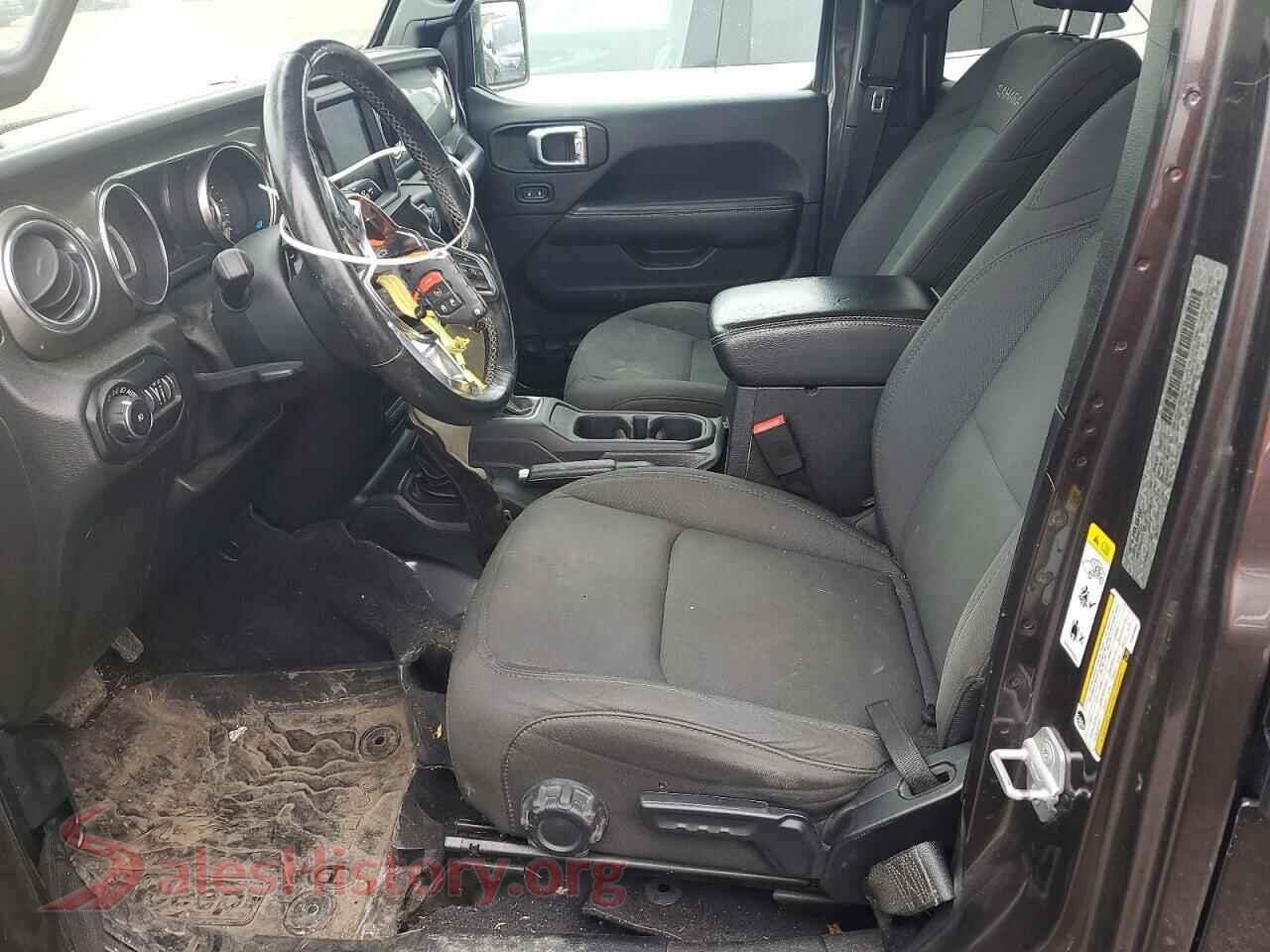 2019 JEEP WRANGLER VIN 1C4HJXEN0KW686859, engine bay