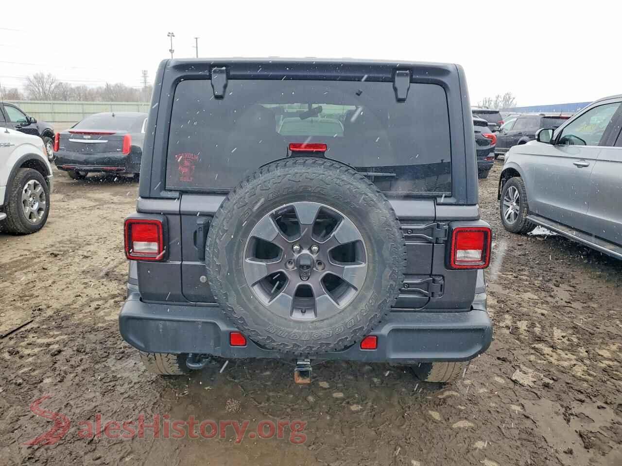 2019 JEEP WRANGLER VIN 1C4HJXEN0KW686859, left side view