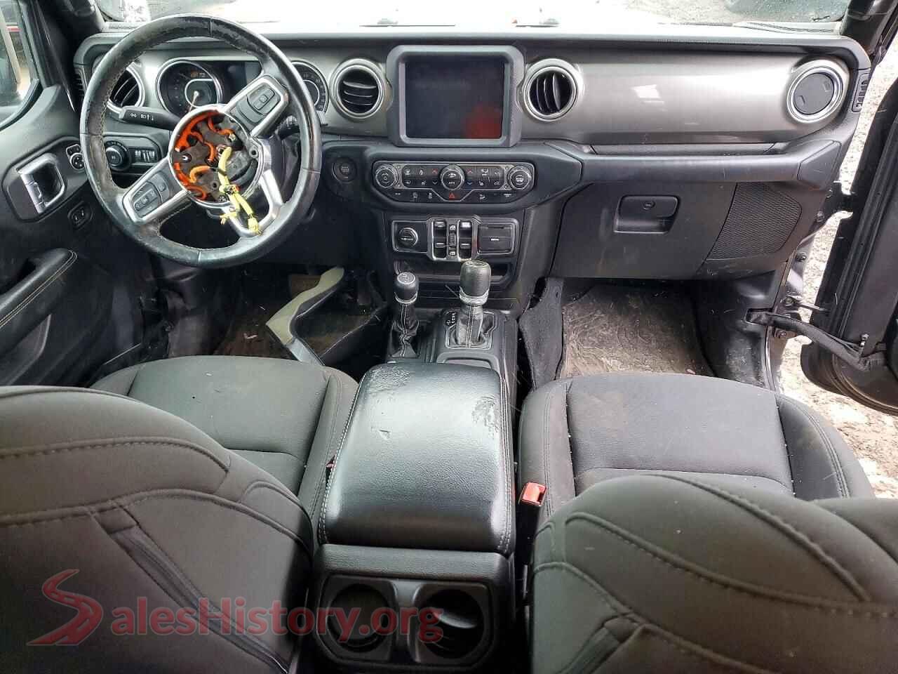 2019 JEEP WRANGLER VIN 1C4HJXEN0KW686859, interior dashboard