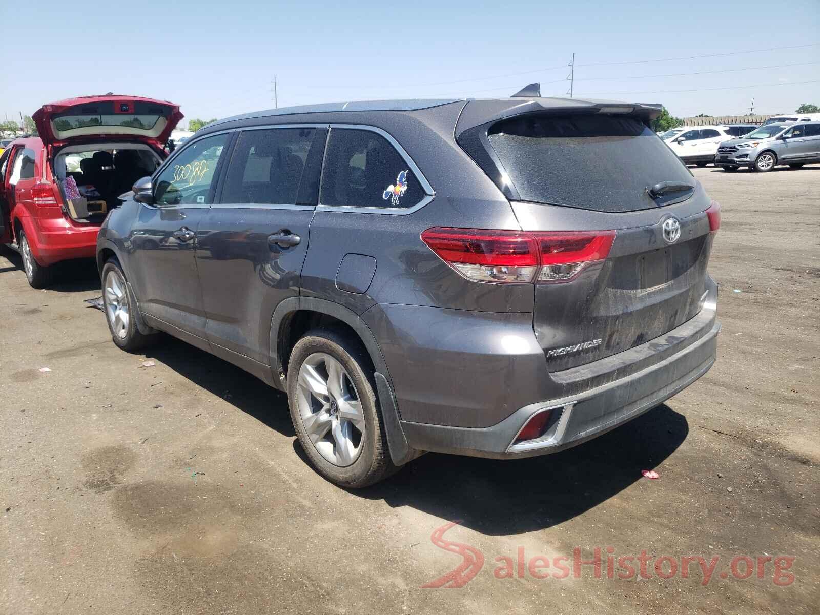 5TDDZRFH7KS927280 2019 TOYOTA HIGHLANDER