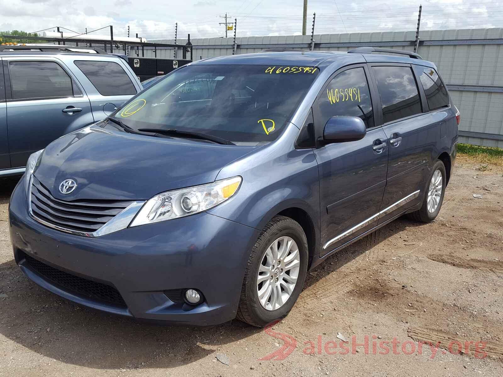 5TDYZ3DC1HS829991 2017 TOYOTA SIENNA