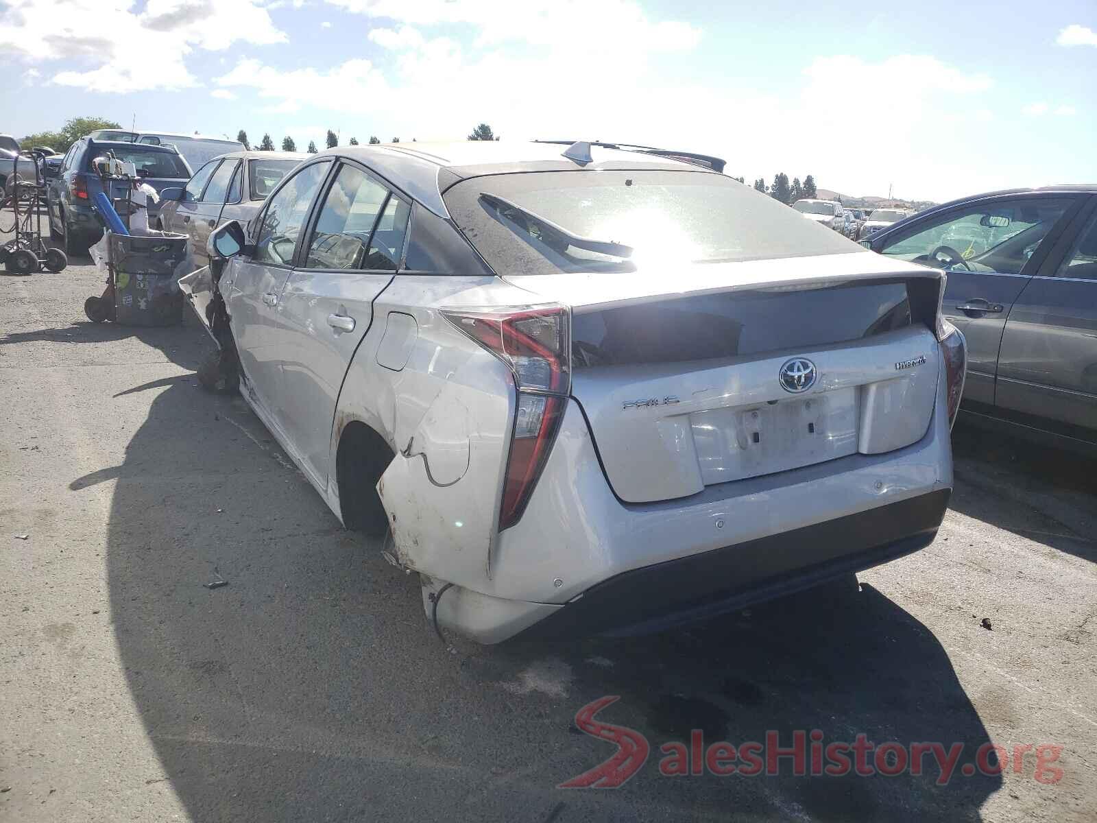 JTDKARFU4H3541793 2017 TOYOTA PRIUS