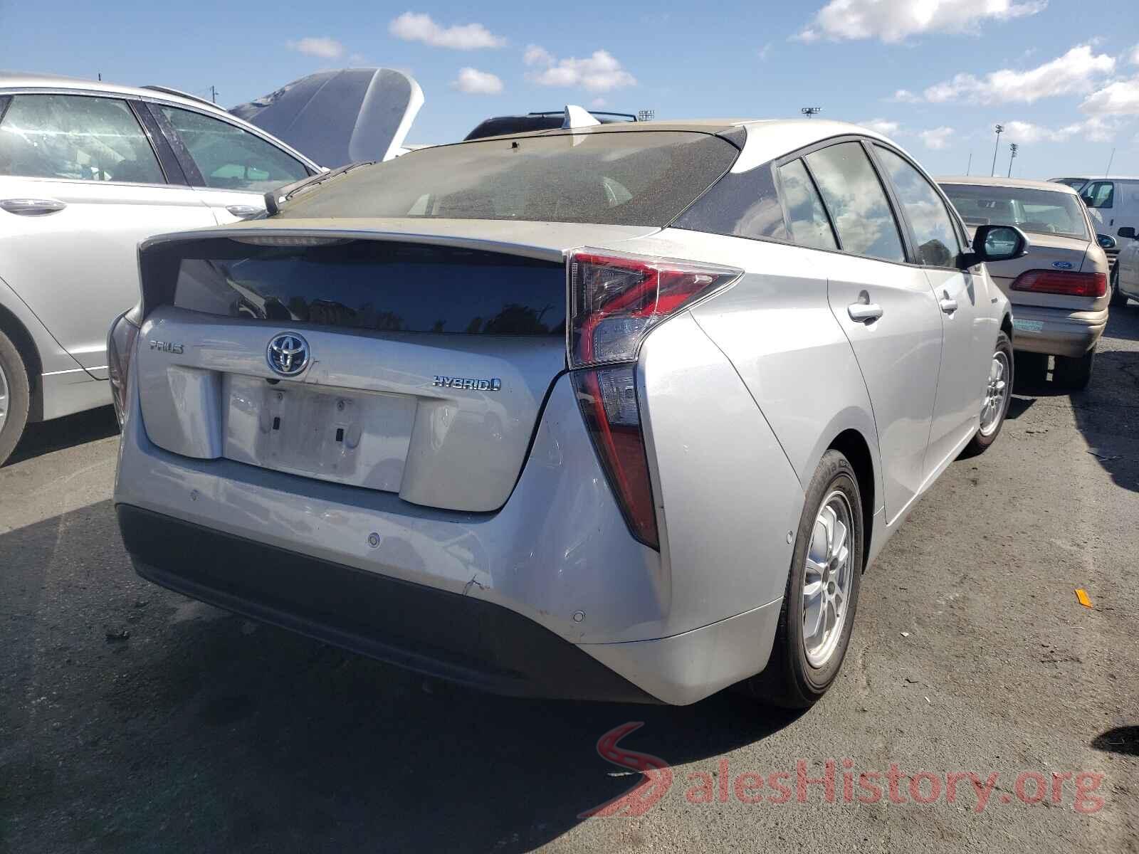 JTDKARFU4H3541793 2017 TOYOTA PRIUS