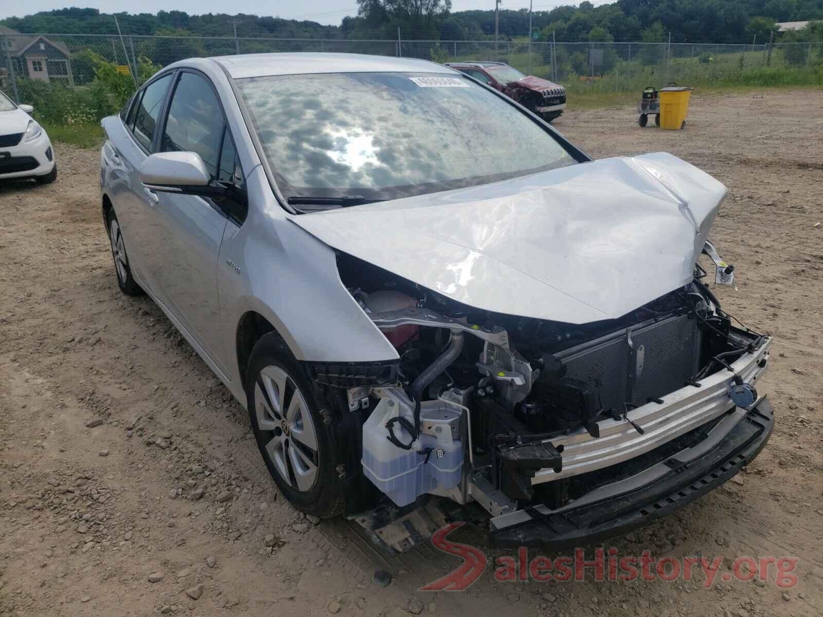 JTDKBRFU8J3603666 2018 TOYOTA PRIUS