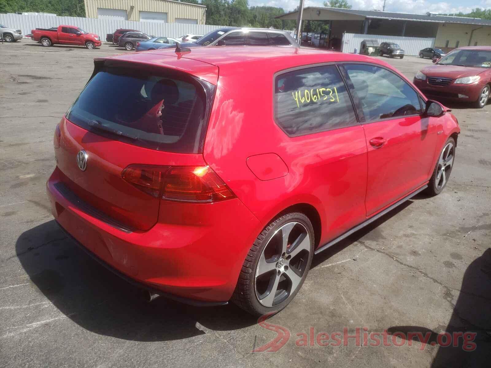 3VWTT7AU4GM005818 2016 VOLKSWAGEN GTI