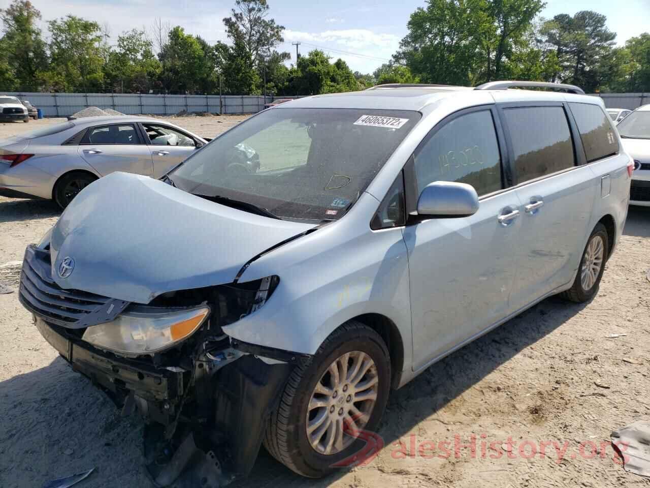 5TDYK3DC1FS551806 2015 TOYOTA SIENNA