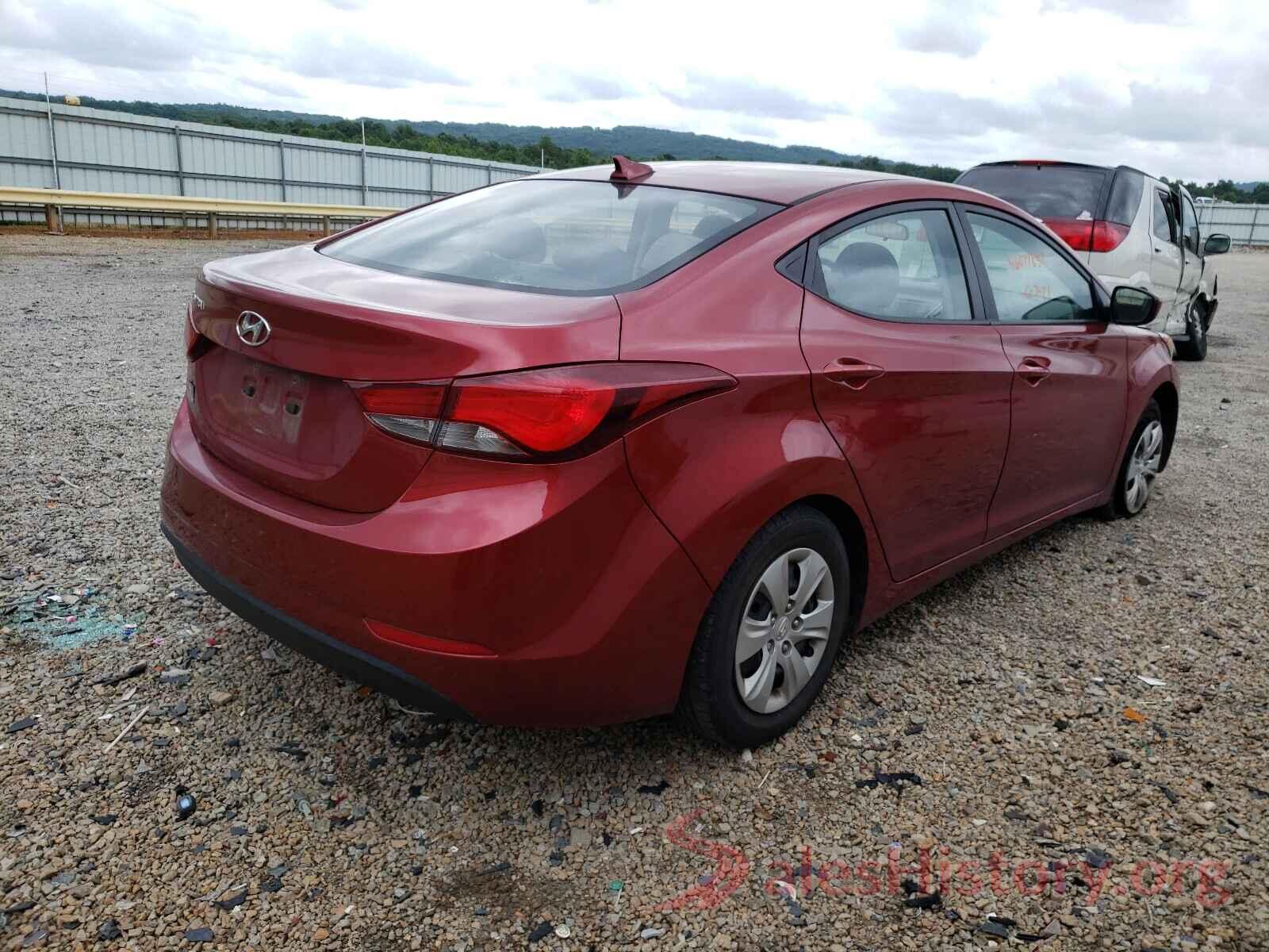 5NPDH4AE7GH777820 2016 HYUNDAI ELANTRA