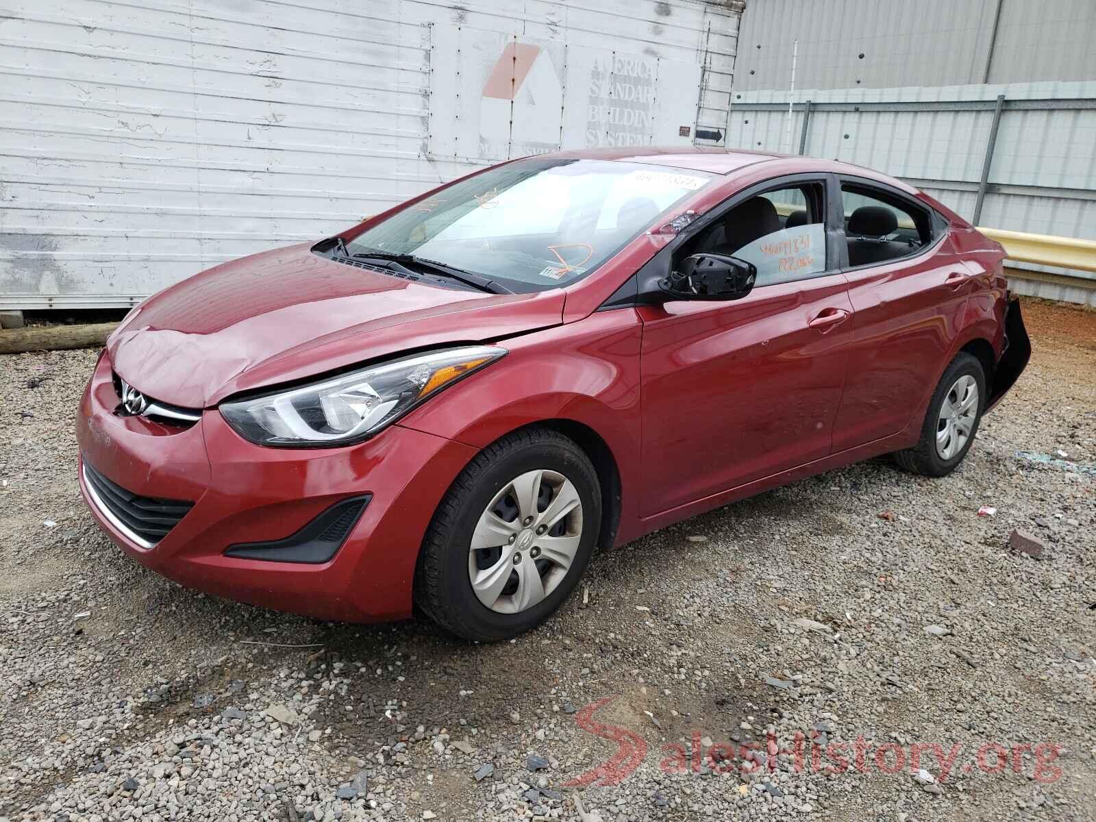 5NPDH4AE7GH777820 2016 HYUNDAI ELANTRA