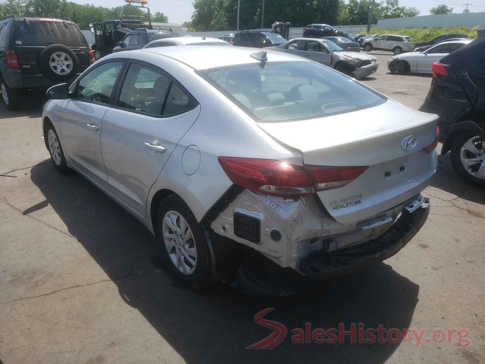 5NPD74LF5HH077160 2017 HYUNDAI ELANTRA