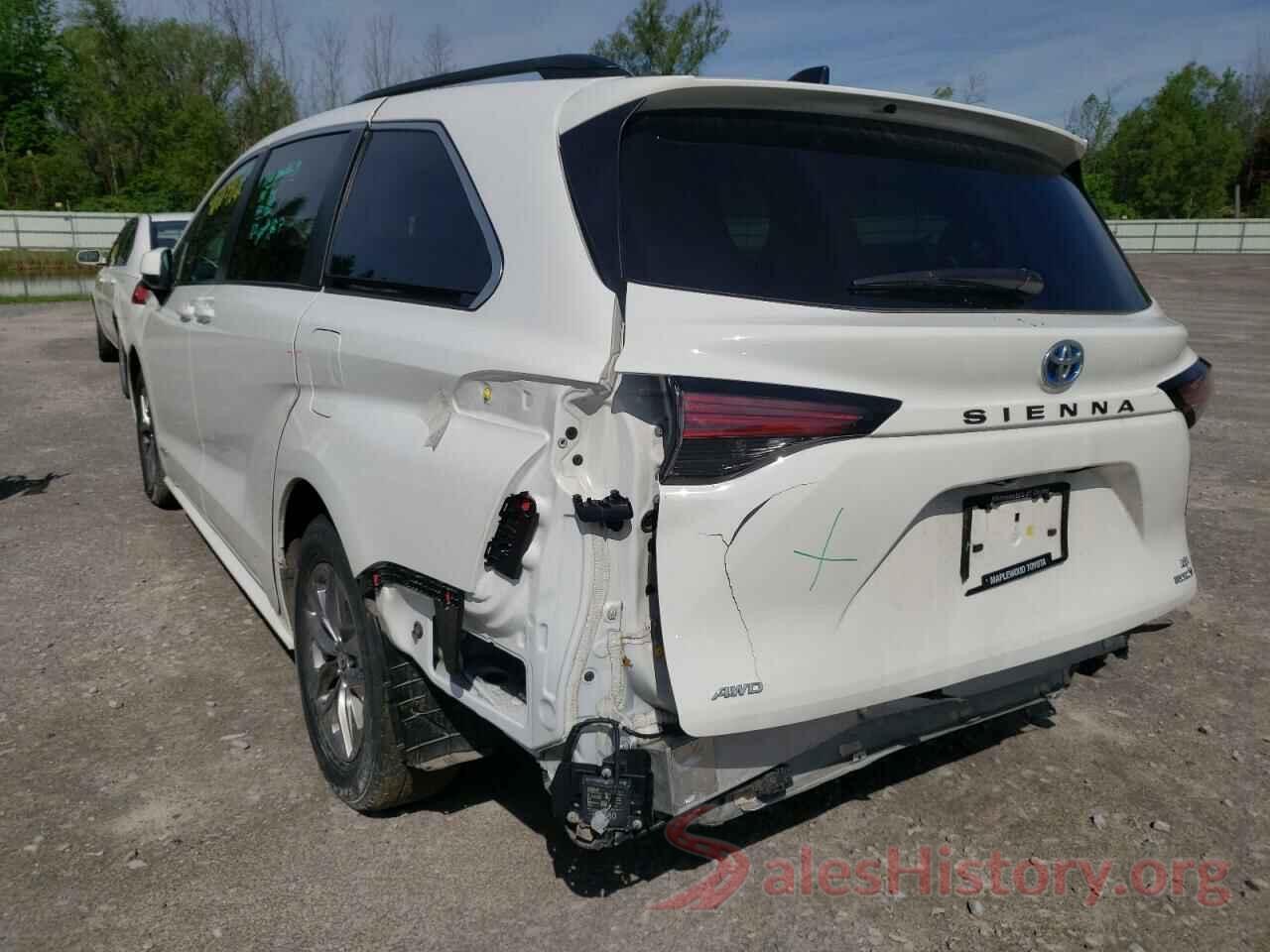 5TDBSKFC6MS022538 2021 TOYOTA SIENNA