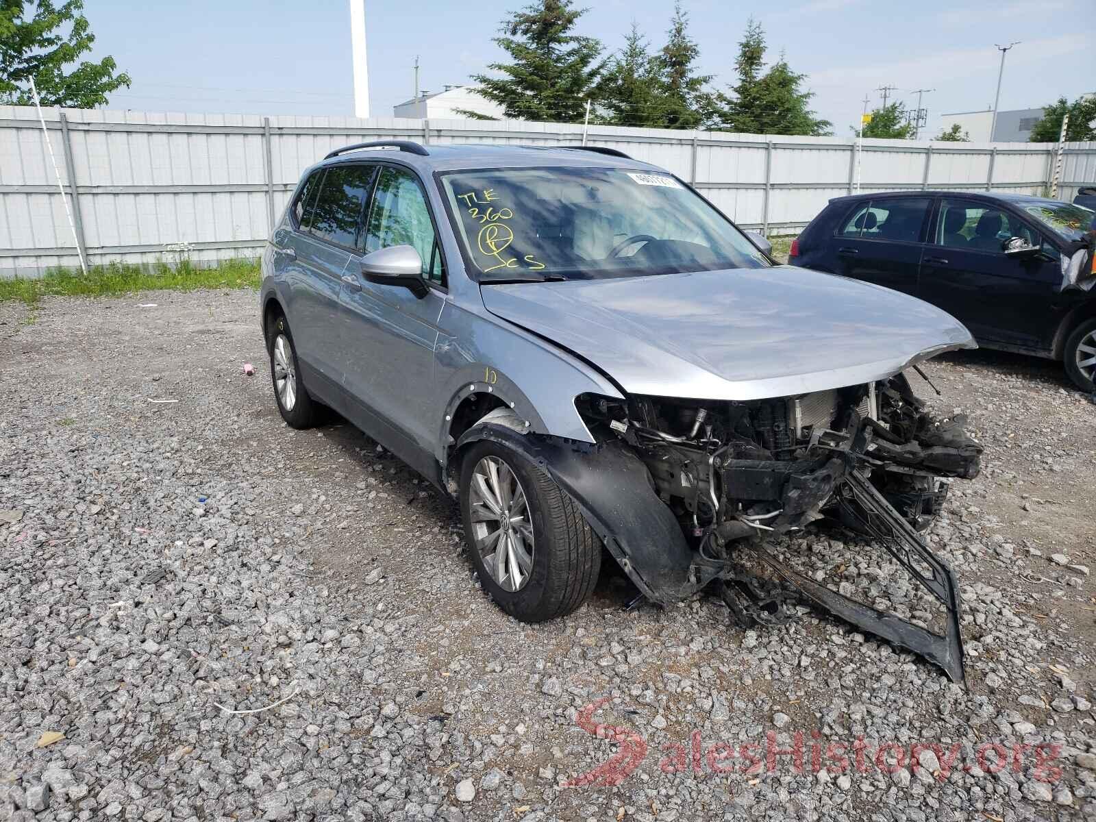 3VV0B7AXXKM106813 2019 VOLKSWAGEN TIGUAN