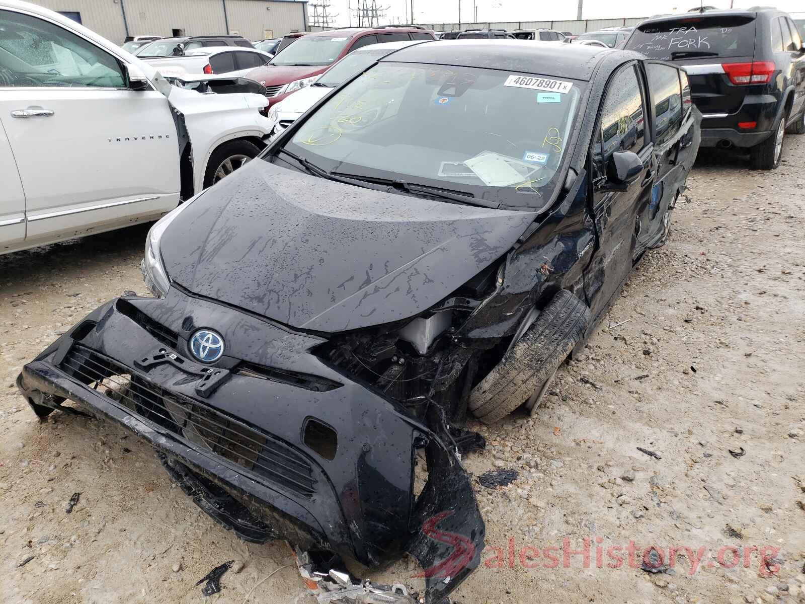 JTDKARFU1L3118680 2020 TOYOTA PRIUS